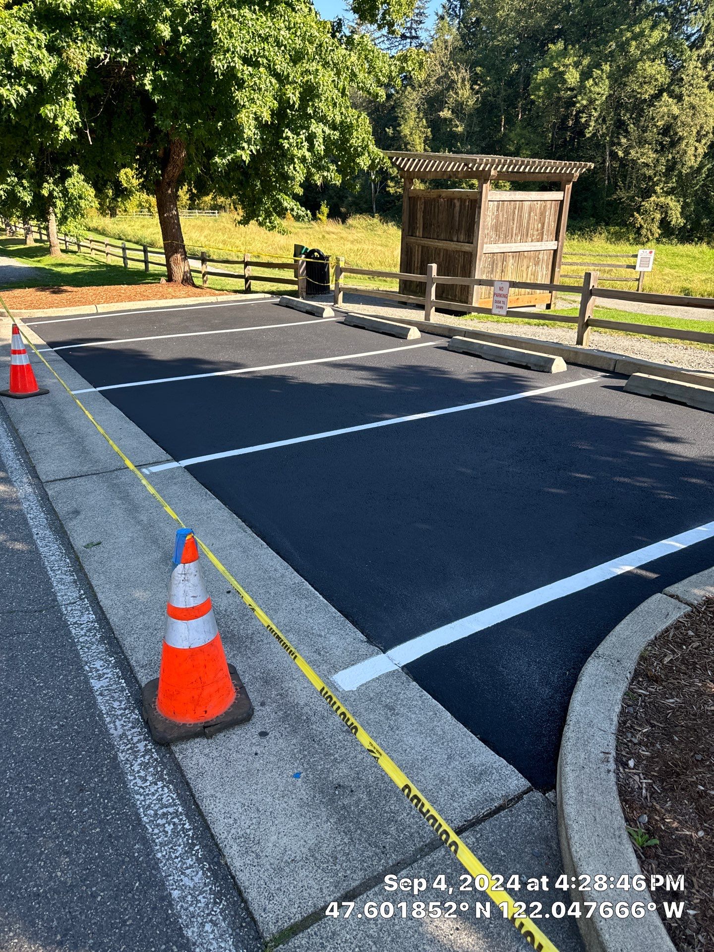 Big Rock Park | Parking Lot Sealcoating & Striping by Jireh Asphalt & Concrete Inc 