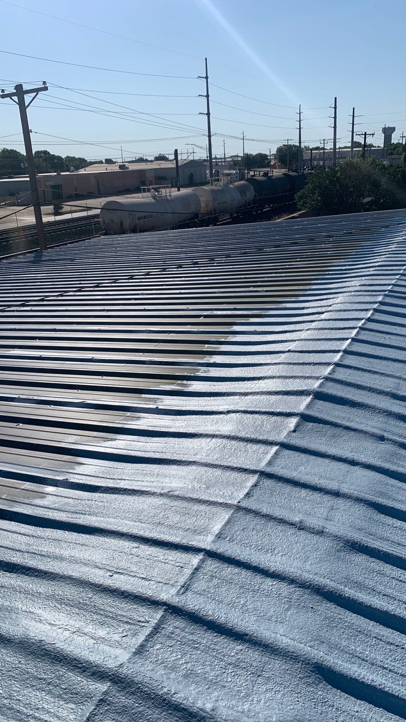 Foam & Metal Roof Restoration – Thermo Sensors (Garland, TX) by All Star Roofing LLC