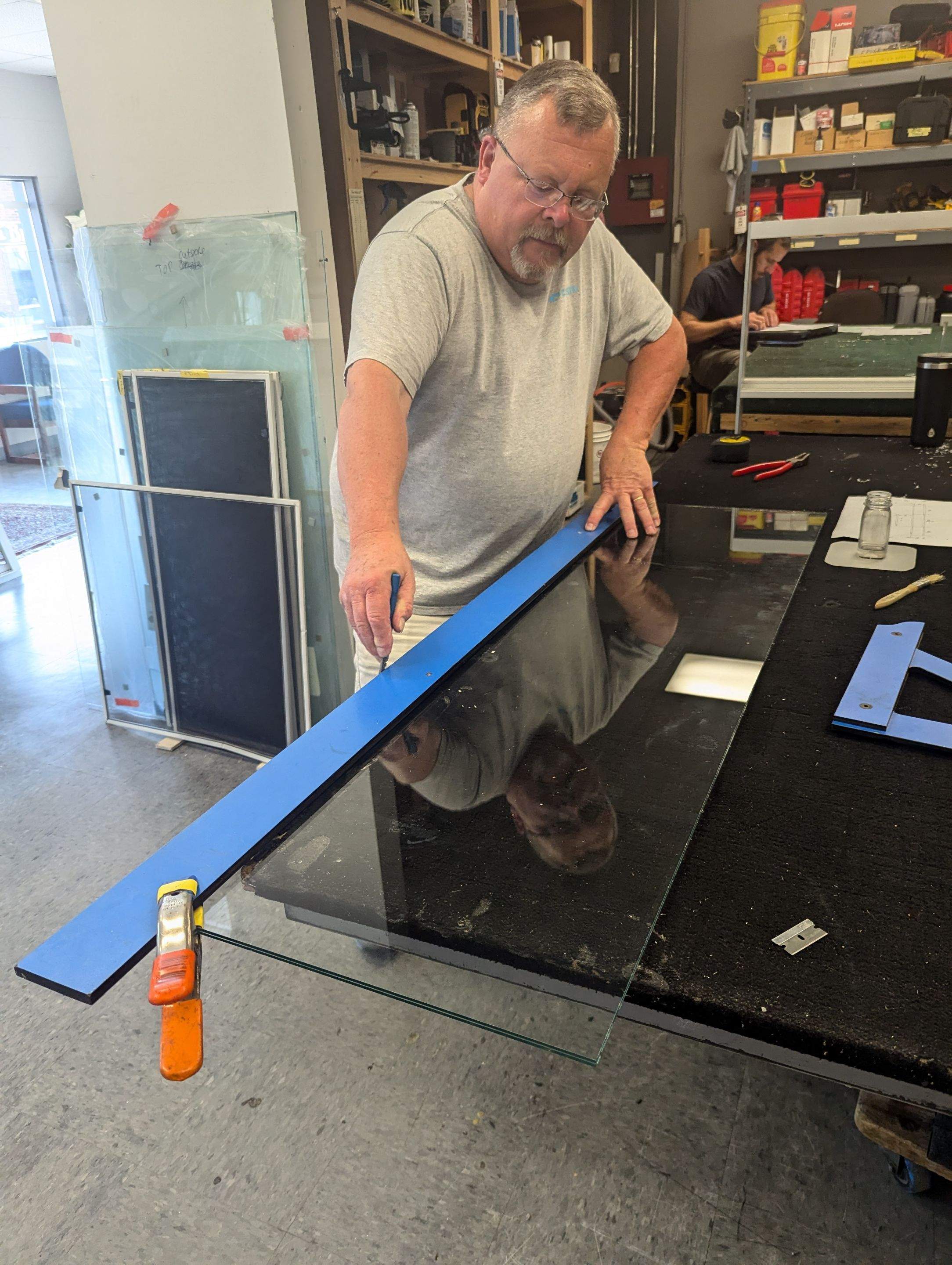 Dental Healthworks - Custom Built Reception Window by Cheshire Glass Company