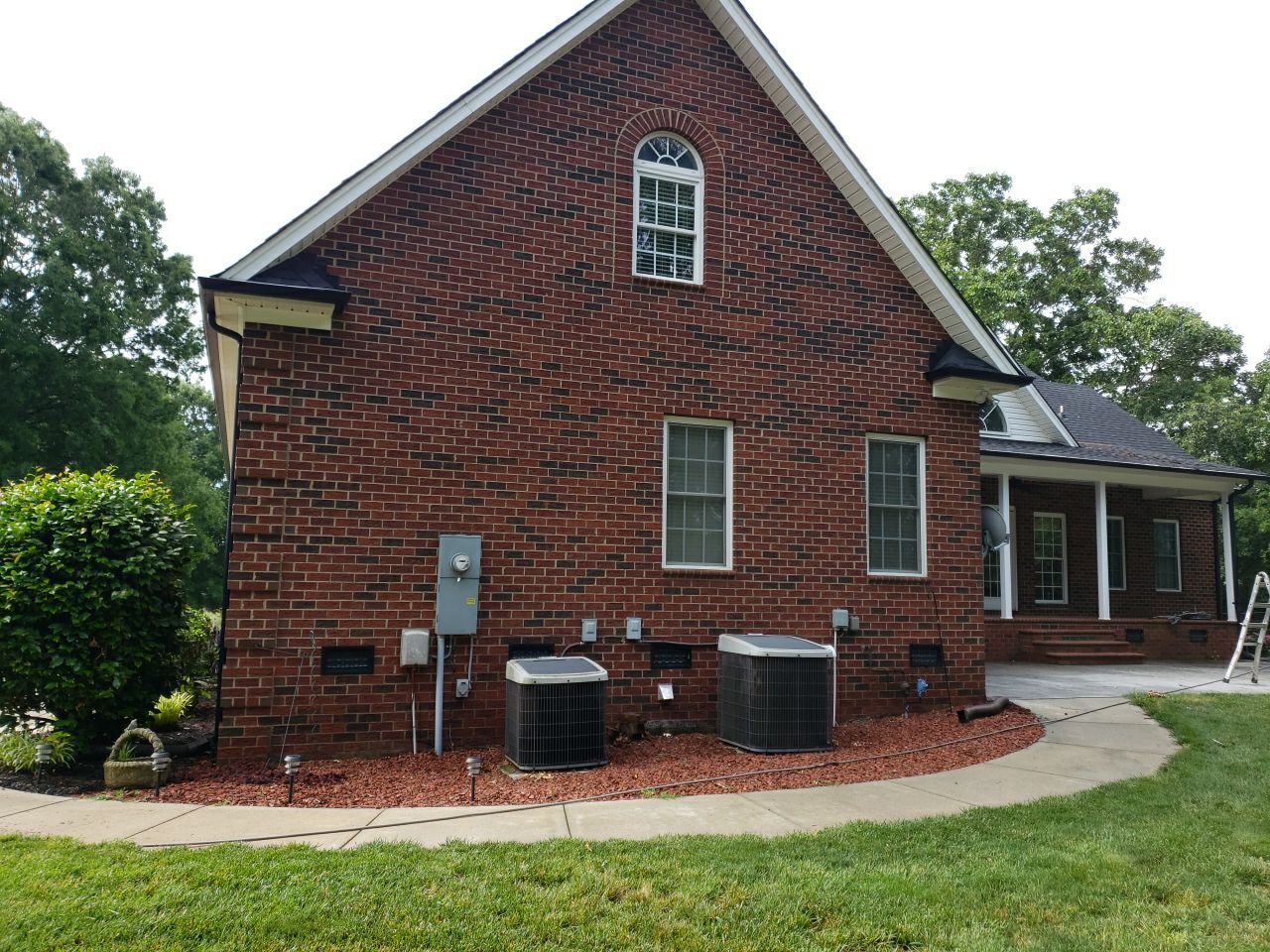 House Wash using cleaner by G&H Home Tech Pros LLC