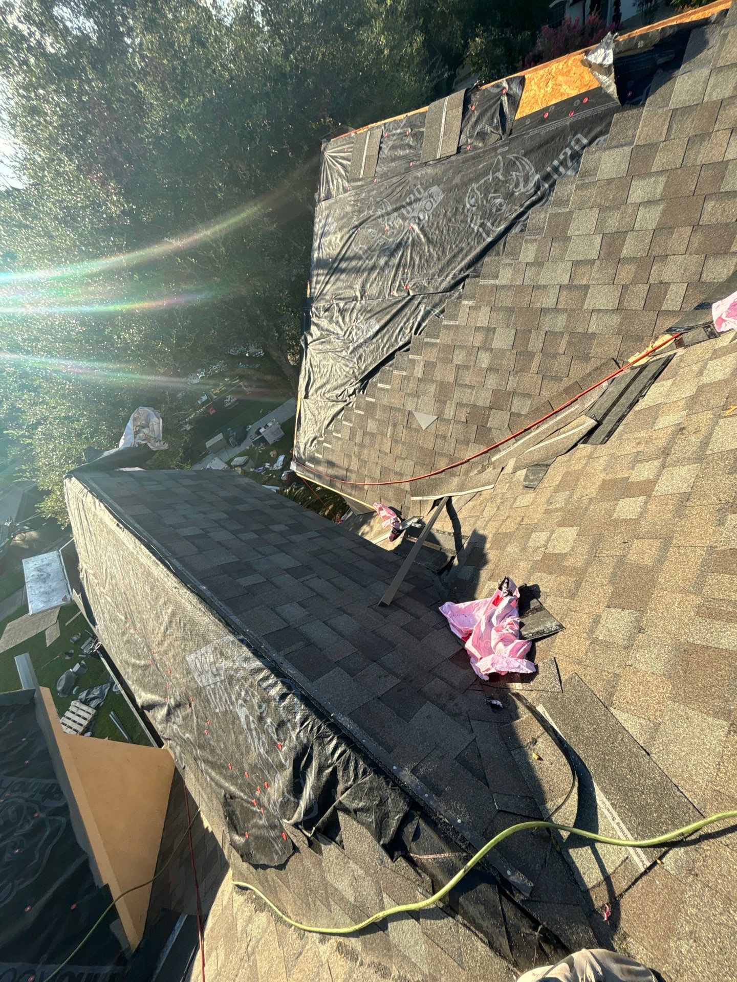 Residential Roofing Installation using Owen's Corning Duration (Lifetime) Shingles by Roof Repair Company
