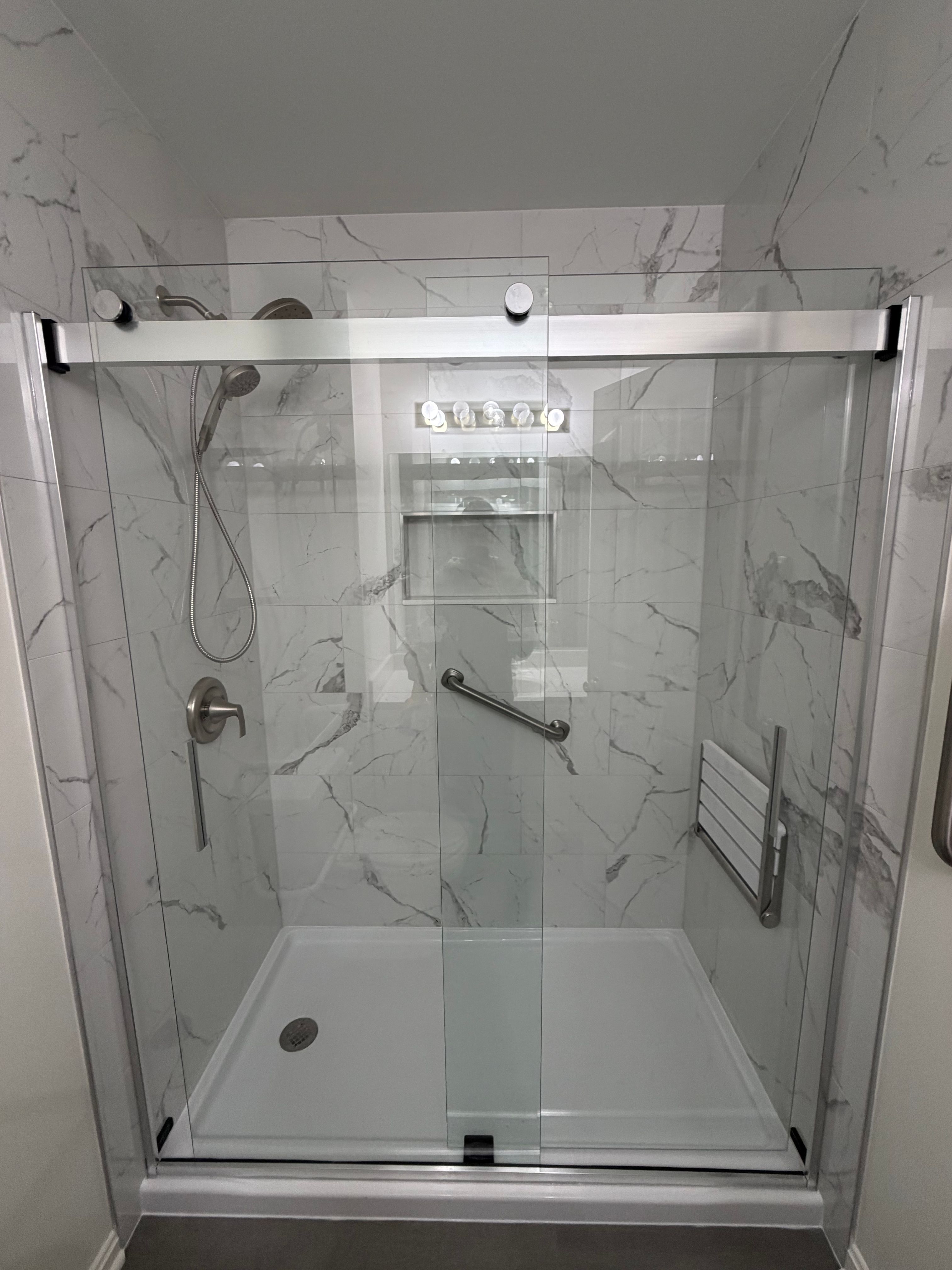 Tub to Shower Conversion - Owings Mills, MD by Remodel Now