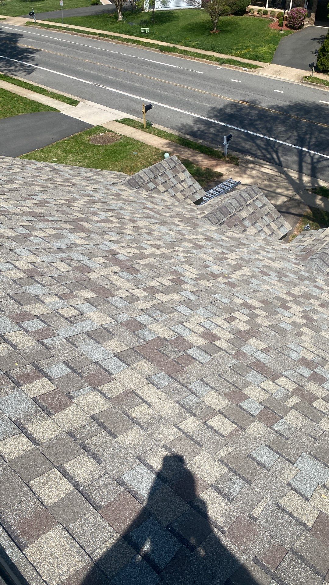 Burke: Residential Roof Replacement with CertainTeed Landmark Pro in Max Def Weathered Wood by RM Banning, Inc.