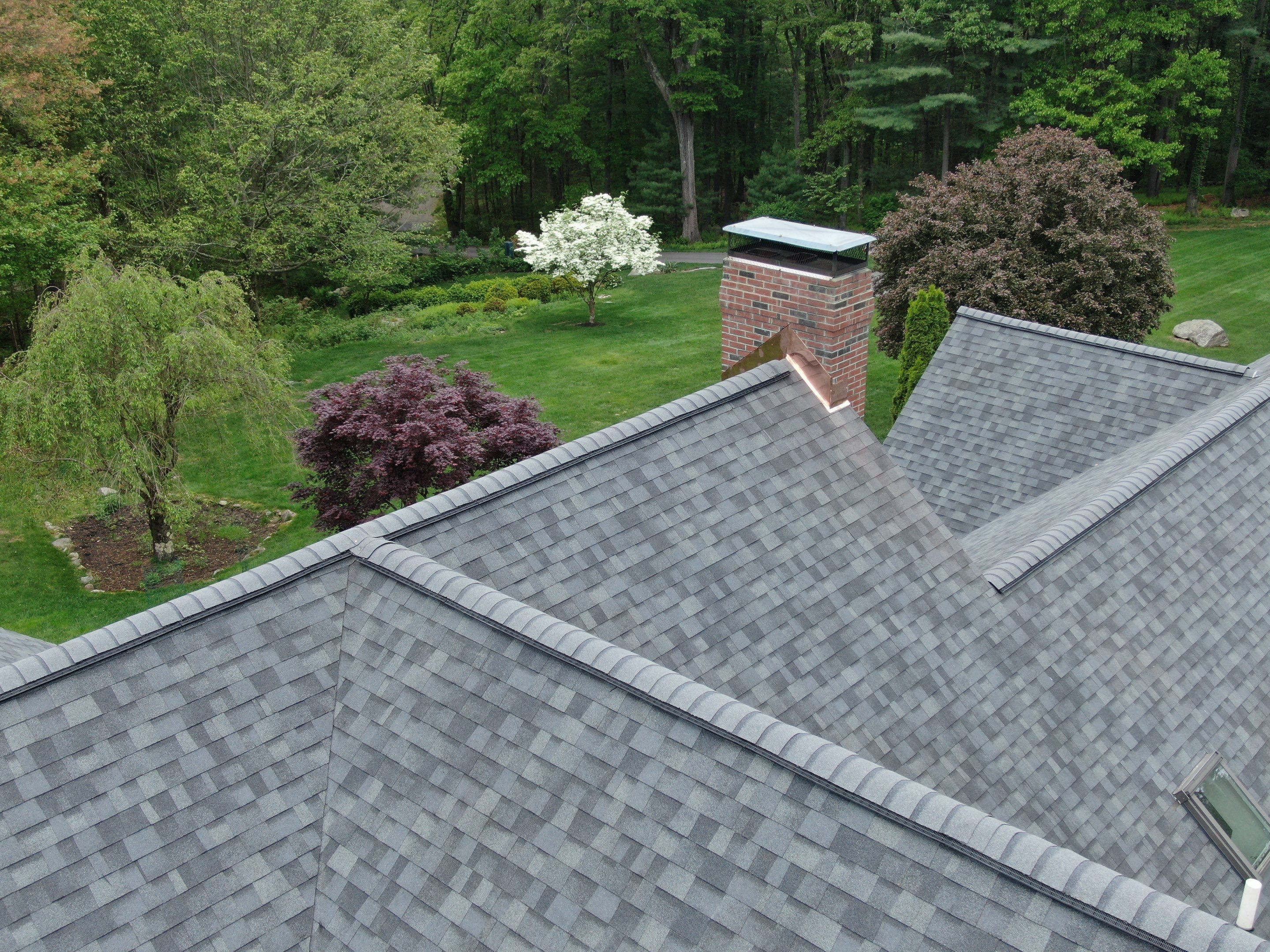 Roof Replacement with Owens Corning Shingles and Copper Flashing by Mighty Dog Roofing of Greater Middlesex County