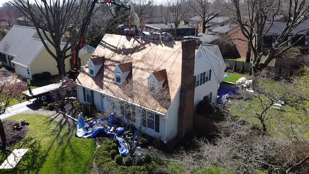 Residential Roofing Installation using James Hardie Fiber Cement Lap Siding and Certainteed Landmark Pro Shingles by Best Exteriors Inc