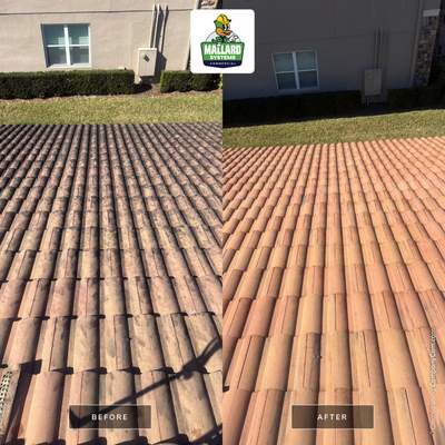 Barrel Tile Roof Cleaning