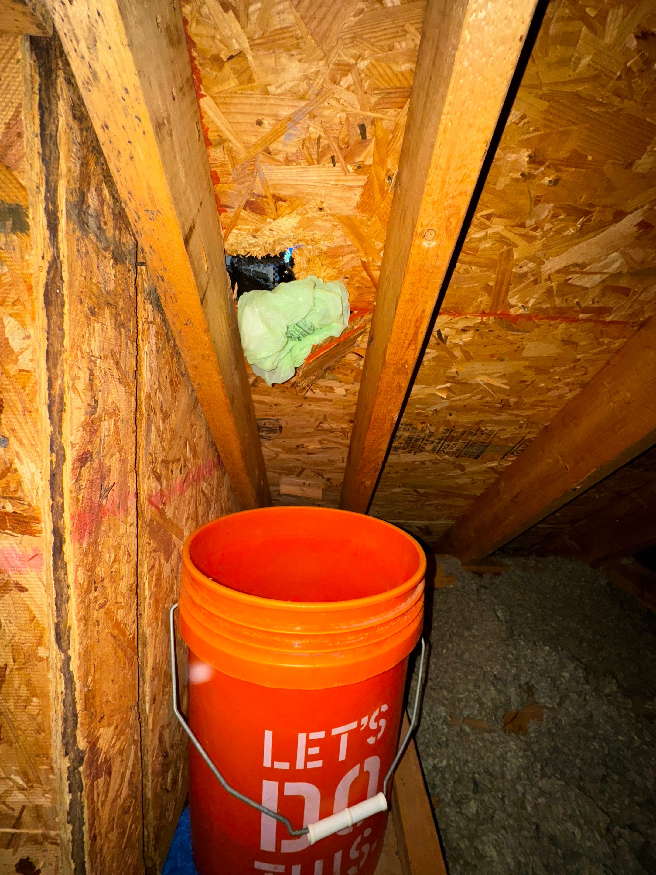 Water Damage Repair due to roof leak by Baxter Professional LLC