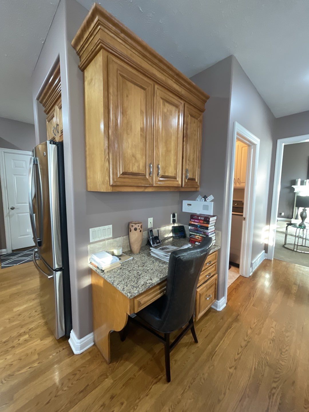 Painting Hardwood using Sherwin Williams paint by Lightning Exteriors