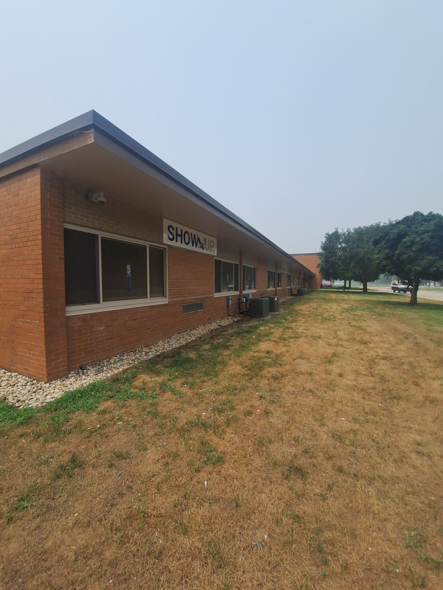 Commercial Exterior Pressure Washing and Soffit Preparation in Muskegon by Gordon Painting