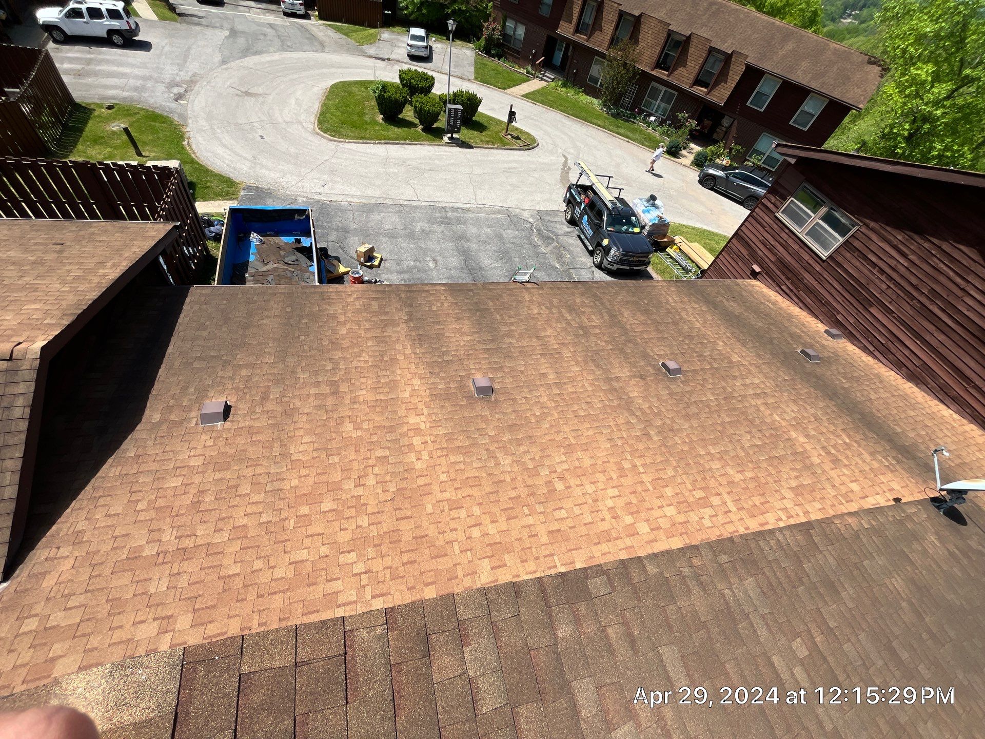 Commercial Roofing Installation using Certainteed Landmark Pro Shingles by Fahey Roofing + Contracting