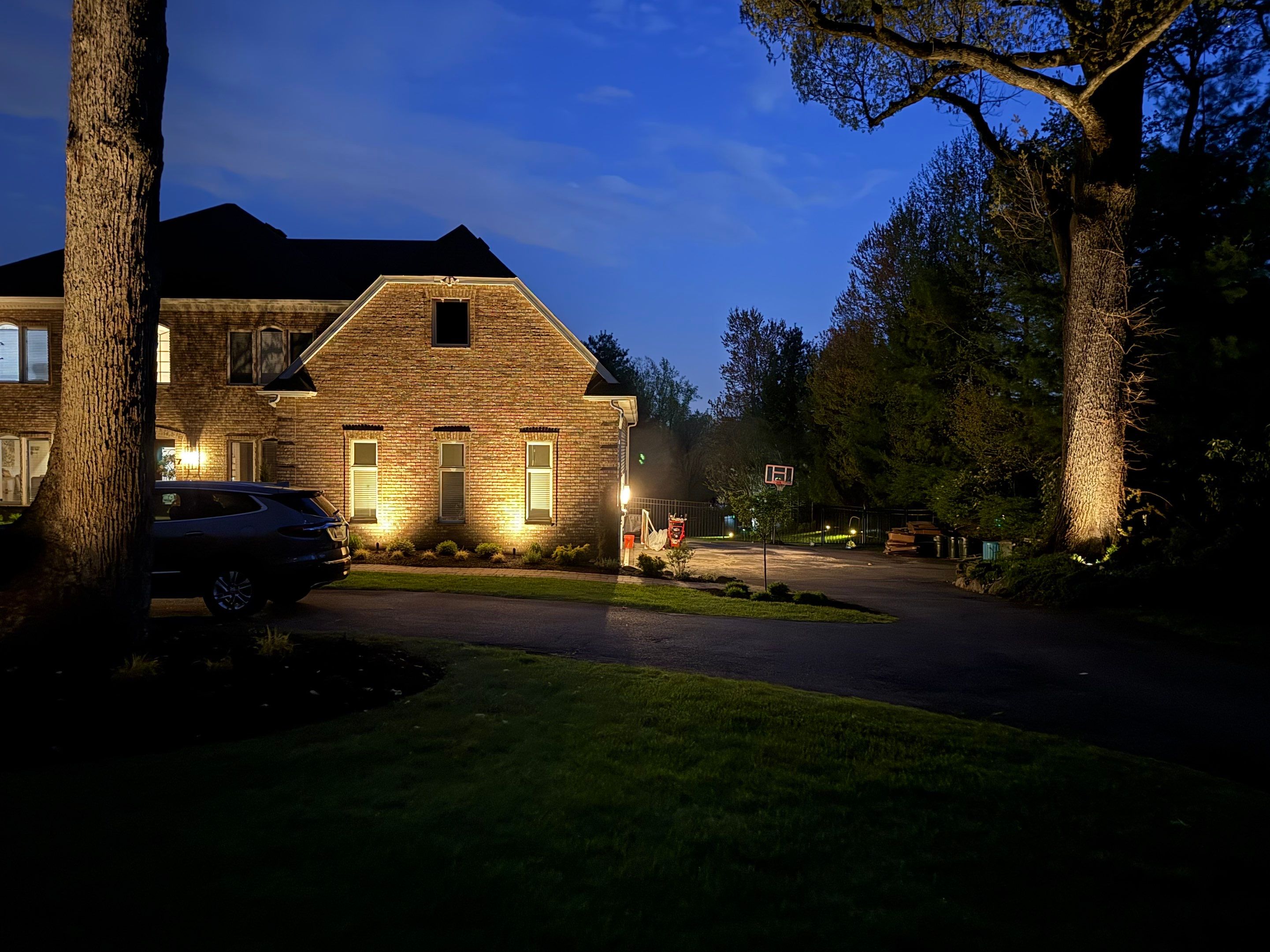 Landscape Renovation Front Planting and Lighting by K Macken Landscaping LLC