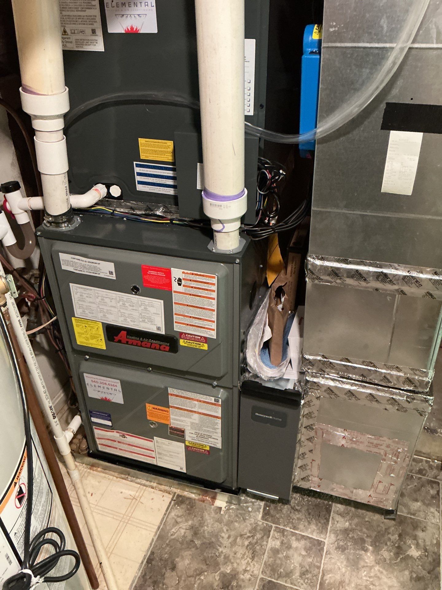 Amana Install in Basye by Elemental Heating and air conditioning LLC