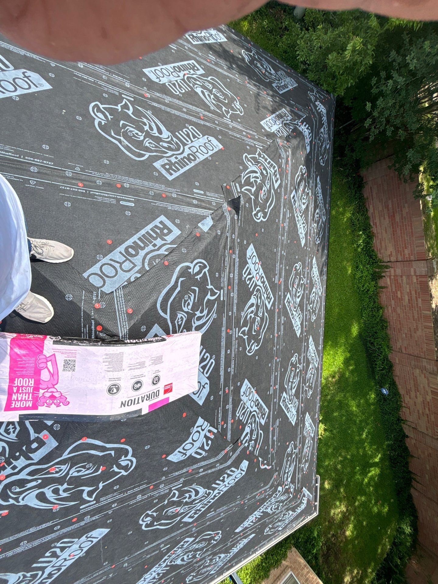 Residential Roofing Installation using Owen's Corning Duration (Lifetime) Shingles by Roof Repair Company