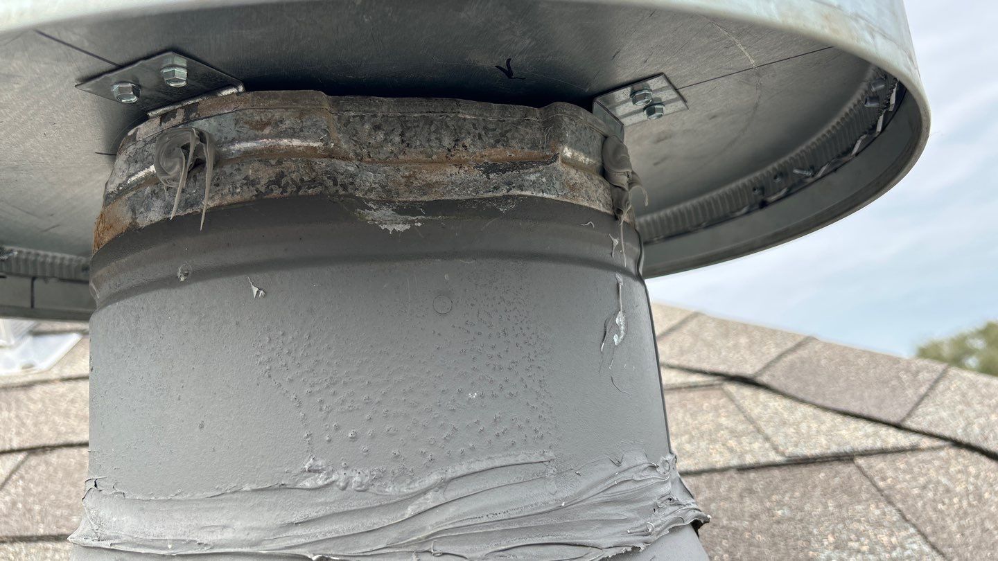 Residential Roofing Repair using Custom Fabricated Steel Spark Arrestor by Lighthouse Roofing