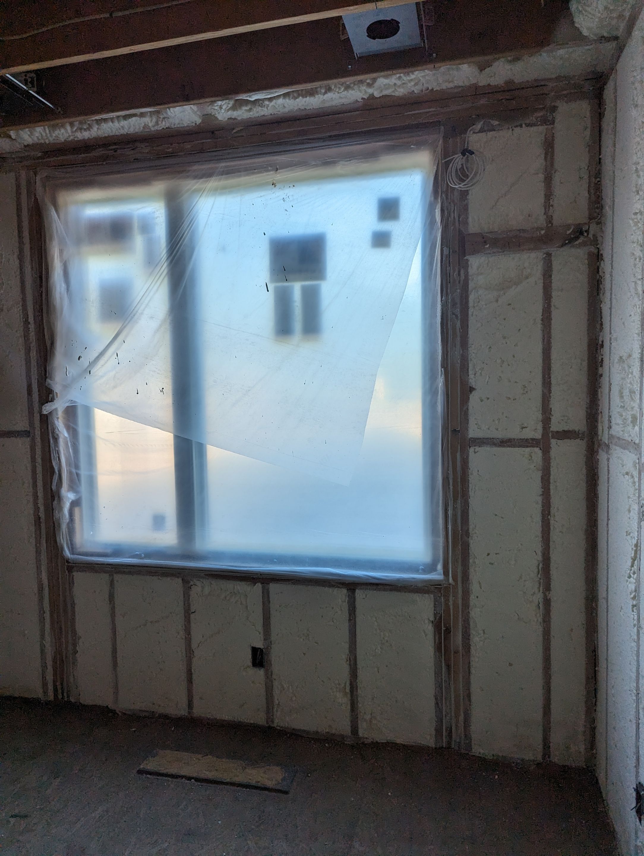 New Home Construction using open cell spray foam by NYS Foam & Energy