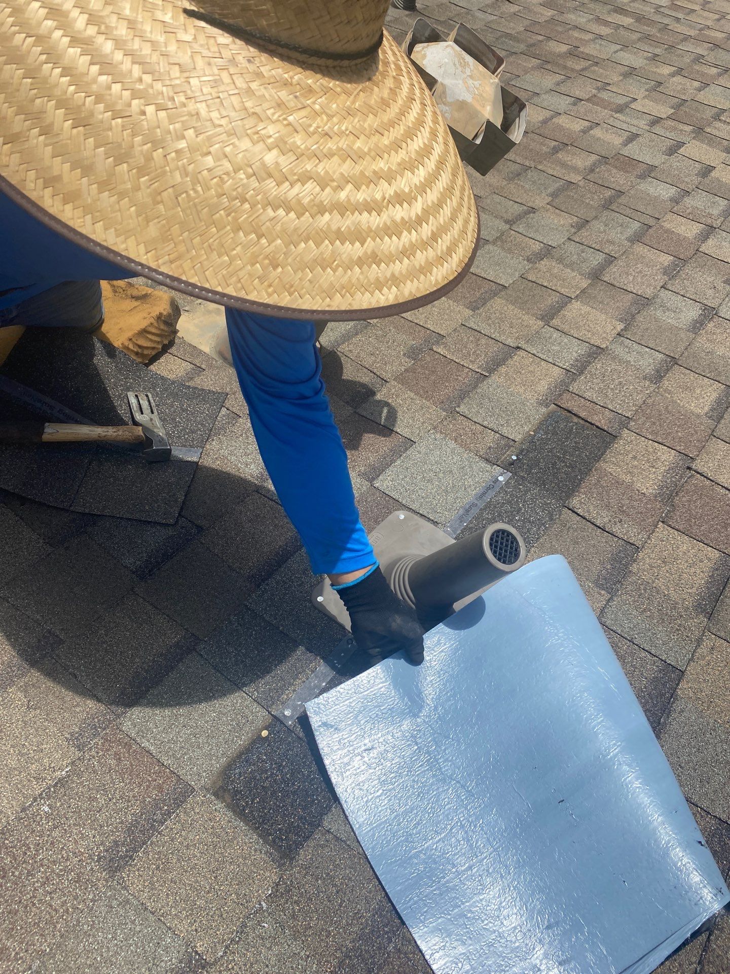 Hail Damage using Owen's Corning Duration (Lifetime) Shingles by Roof Repair Company