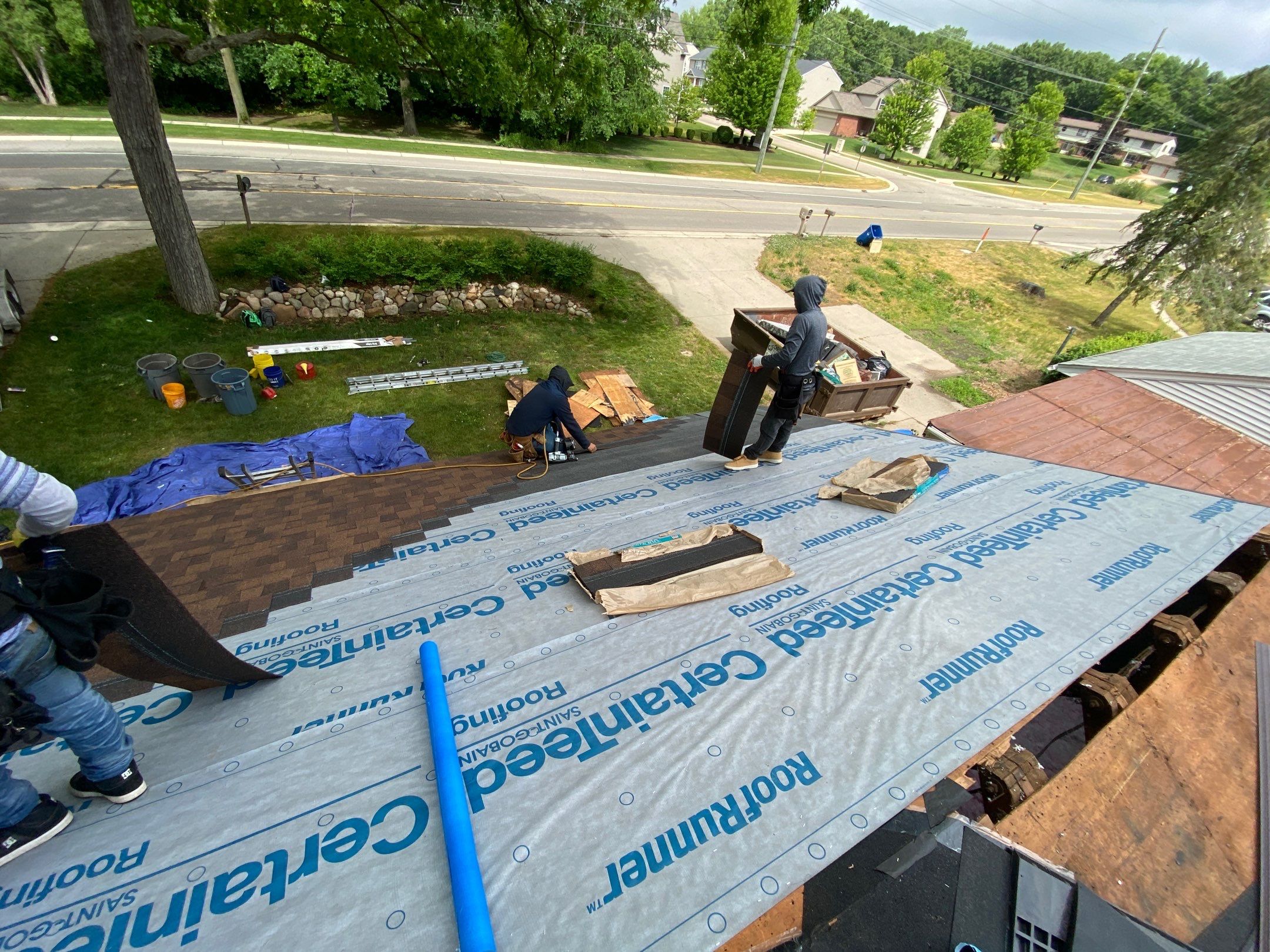 Roof Replacement using CertainTeed Landmark by 180 Contractors
