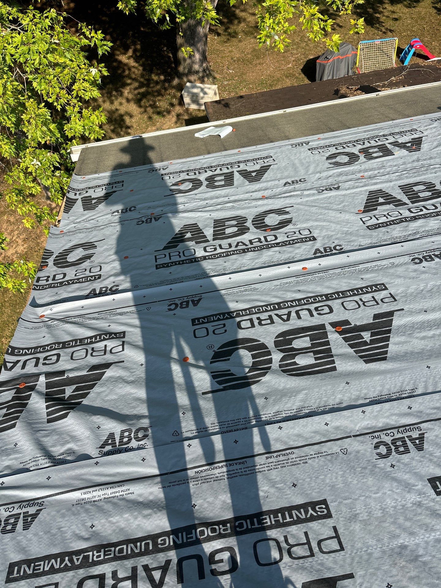 Residential Roofing Installation using GAF Timberline HDZ by Rainstoppers Roofing