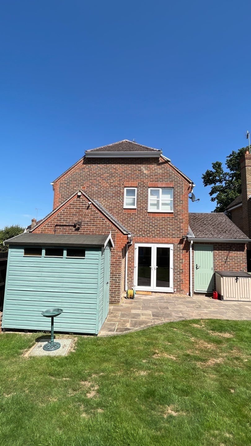 Roof -Patio -Side Path Clean using Honda 15lpm Low Pressure Washing Machine by Ges Exterior Cleaning ltd