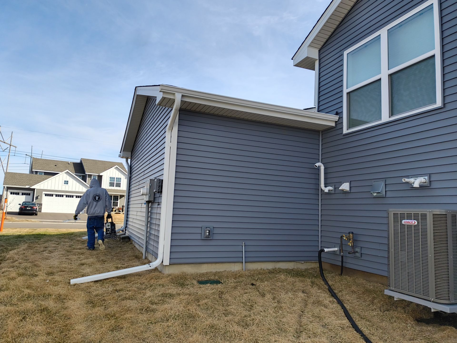 Seamless Gutter and Downspout Installation for Monticello Residential Property by Next Level Seamless Gutters / Exteriors Inc.
