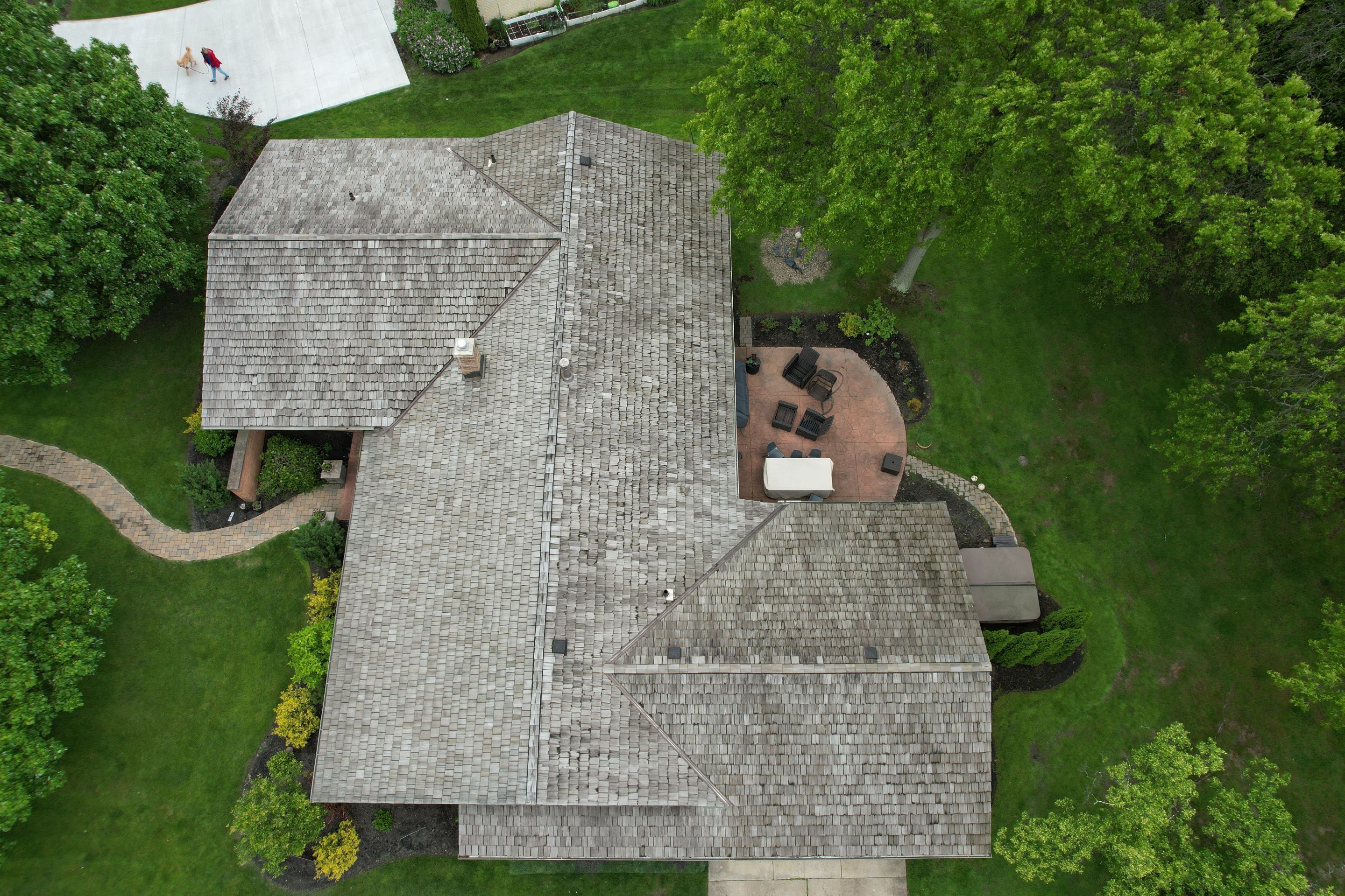 Wood Shake Removal and Shingle Installation in beachwood by Atlas Roofing & Restoration