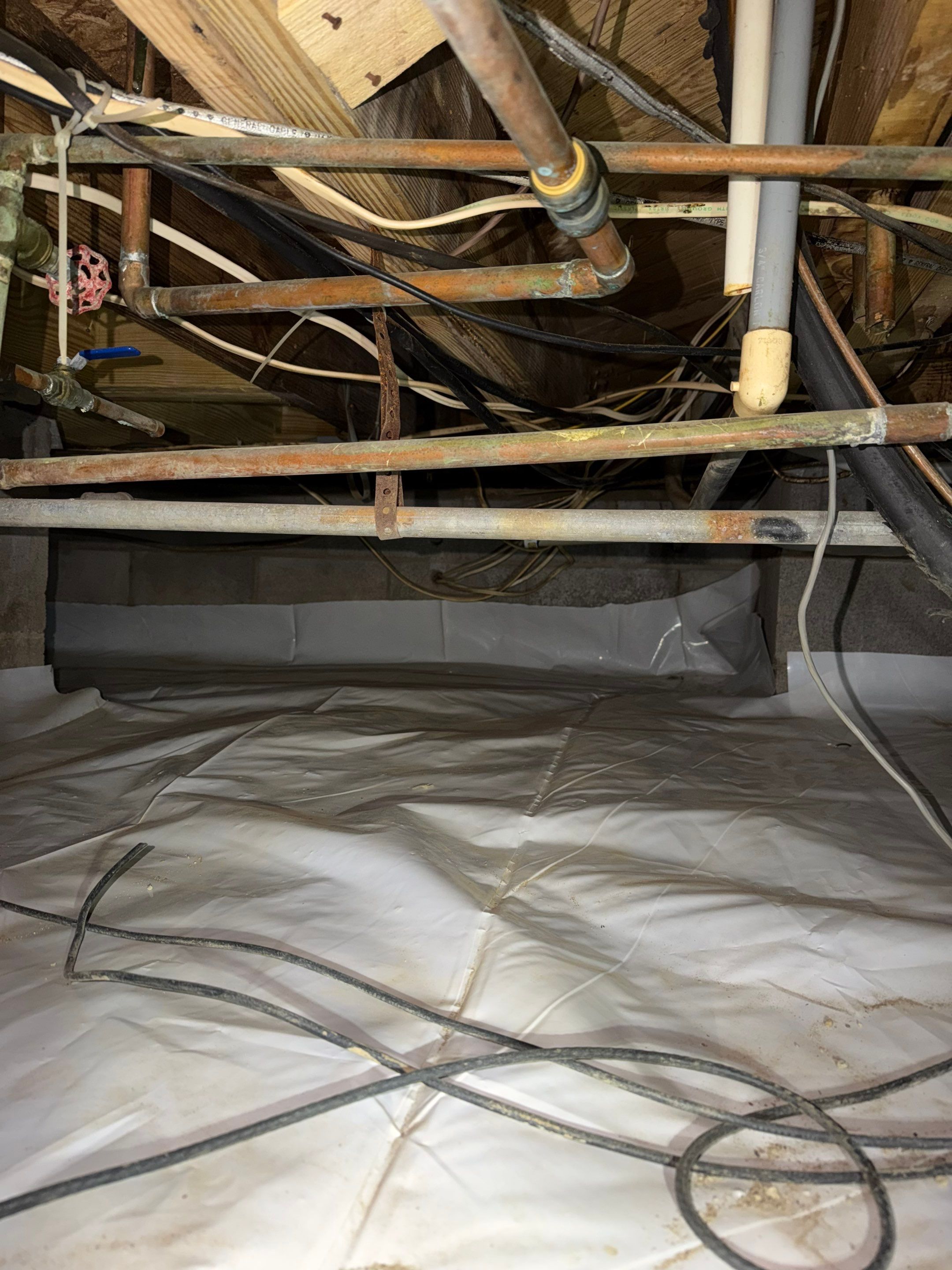 Project in Smithfield by Patriot Crawl Space Repairs
