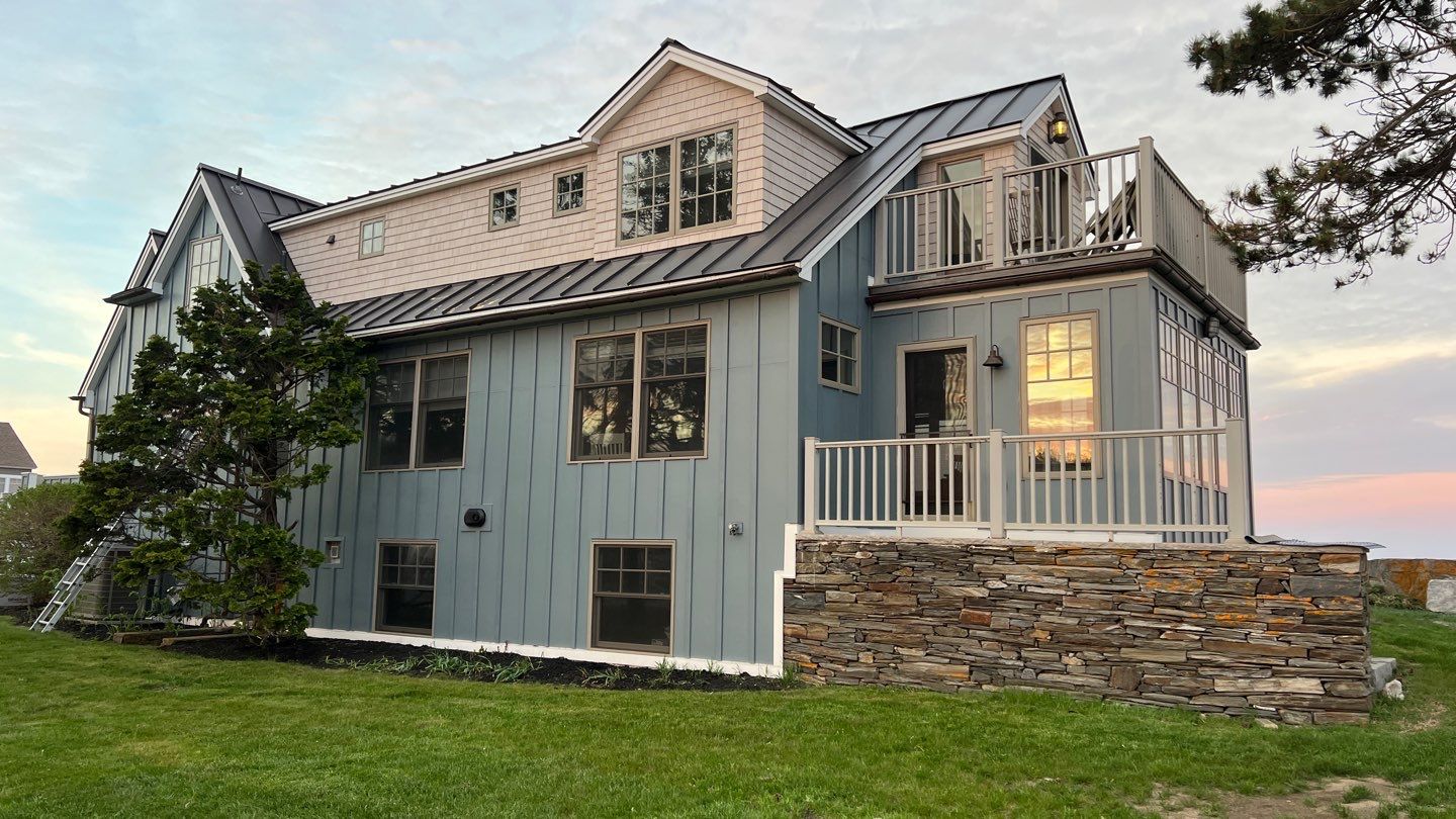 Board & Batten Siding in Cape Elizabeth, ME by CML Roofing and General Contracting