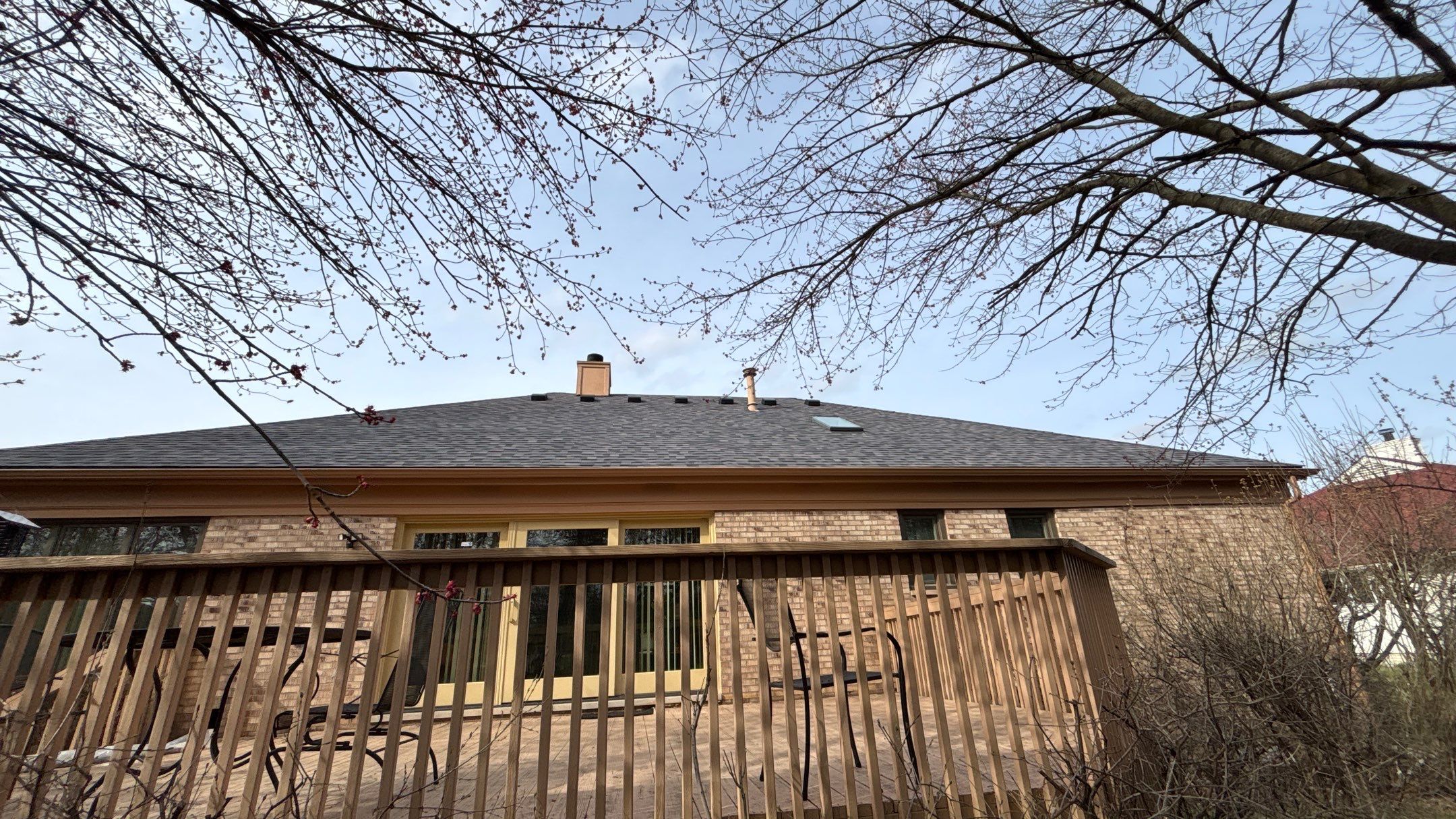 Roof Replacement using Owens Corning Midnight Plum by 180 Contractors