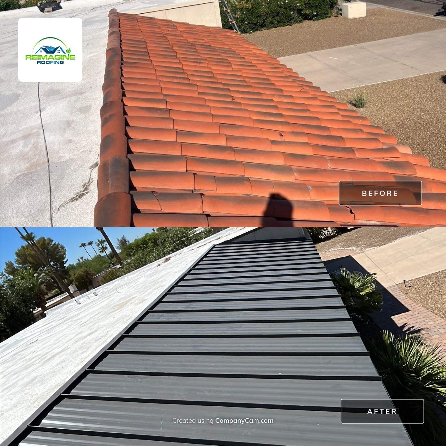 Charcoal Gray Standing Seam by Reimagine Roofing