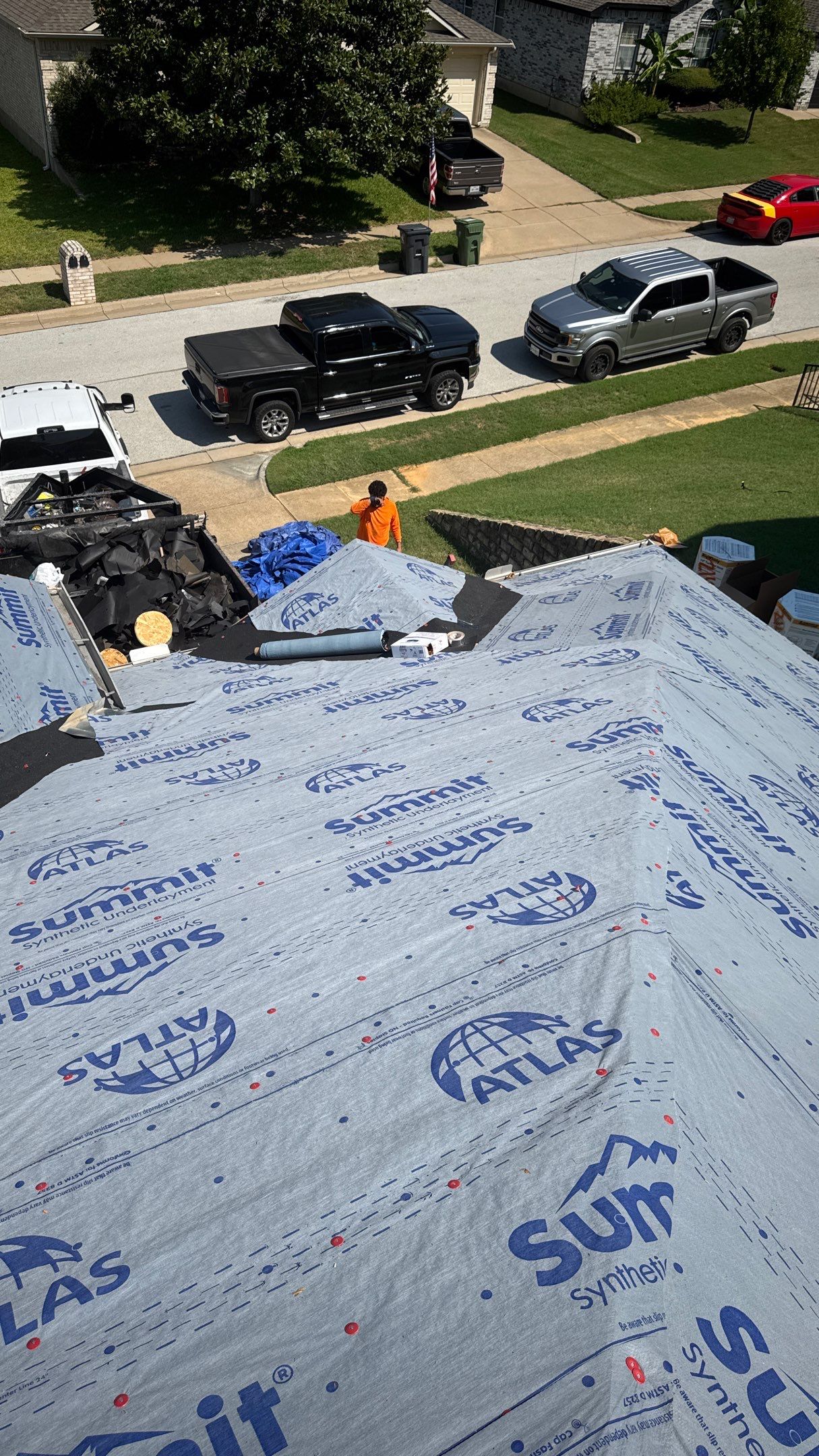 Residential Roof Replacement using ATLAS Signature Select Roof System and Pinnacle Pristine Shingles by Harvey Roofing & Construction