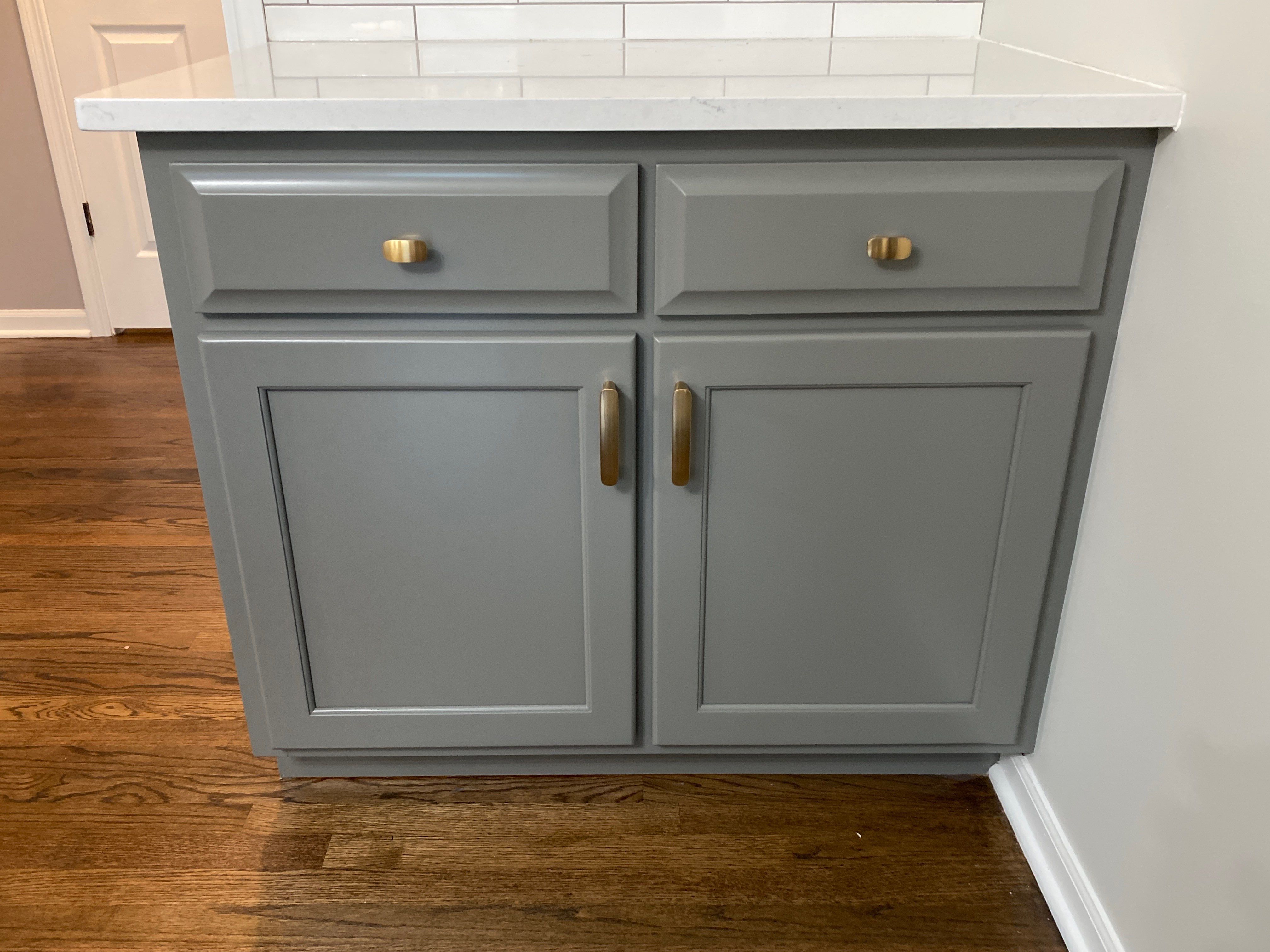 Two-Tone Kitchen Cabinet Painting & Staircase Painting in New Lenox by Powers Painting & Decorating, LLC