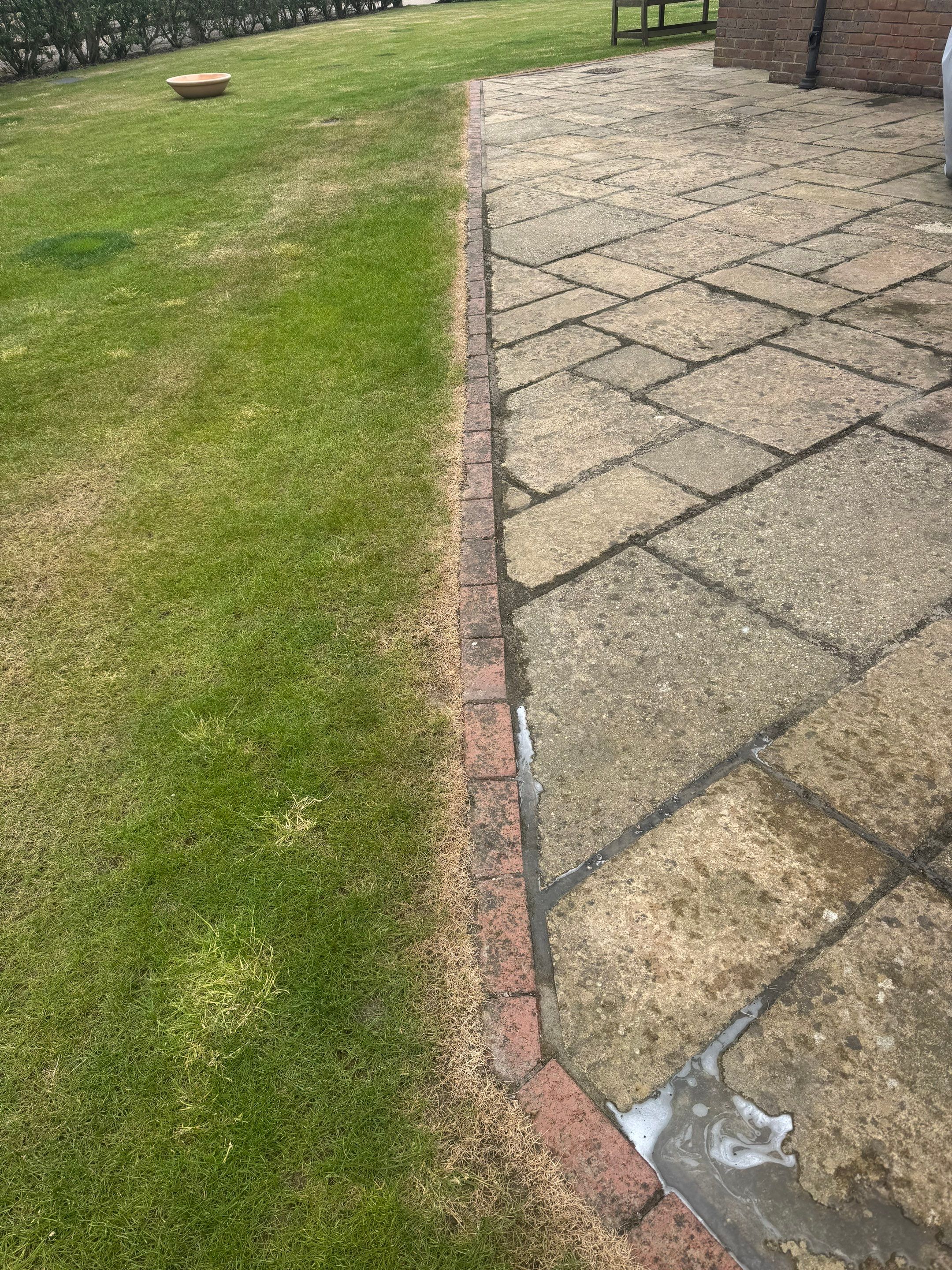 Roof Clean - Patio Clean using 18inch Whirlaway FSC by Ges Exterior Cleaning ltd