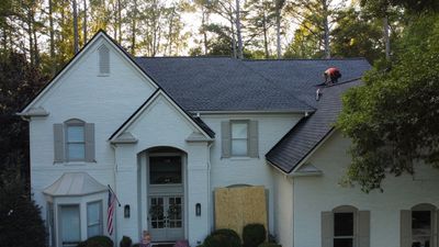 Alpharetta, GA Roof Replacement GAF Timberline HDZ Charcoal