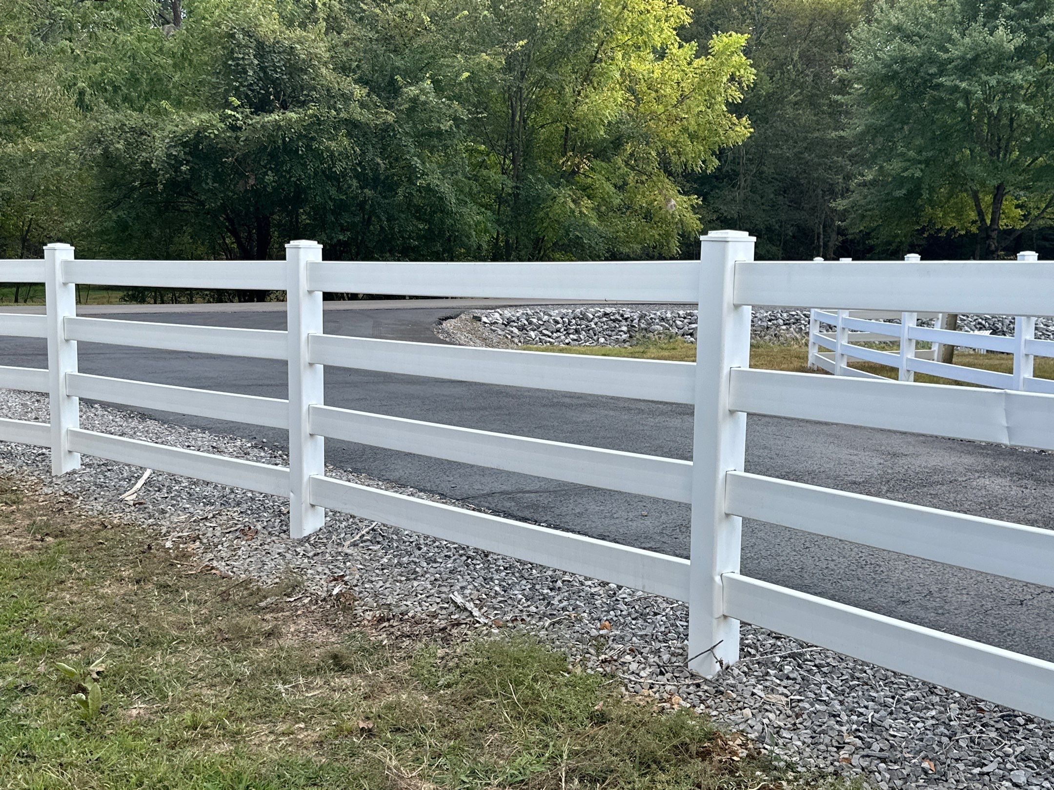 Luxury Vinyl Fence by USJAR Construction LLC