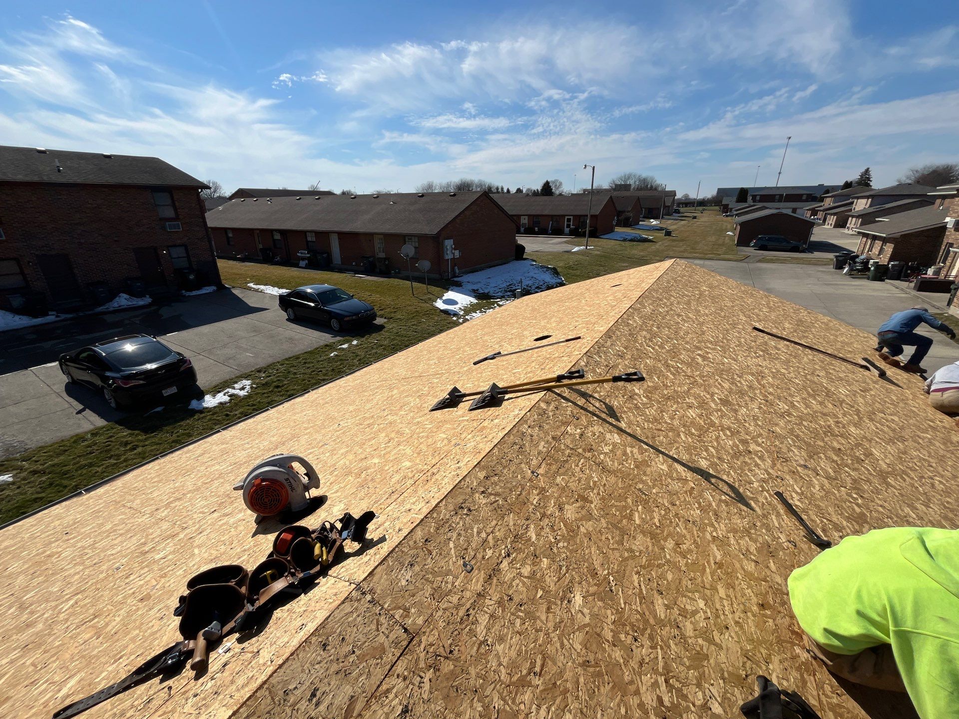 Residential Roofing Installation using GAF Timberline HDZ Weathered Wood by Nitro Roofing and Construction