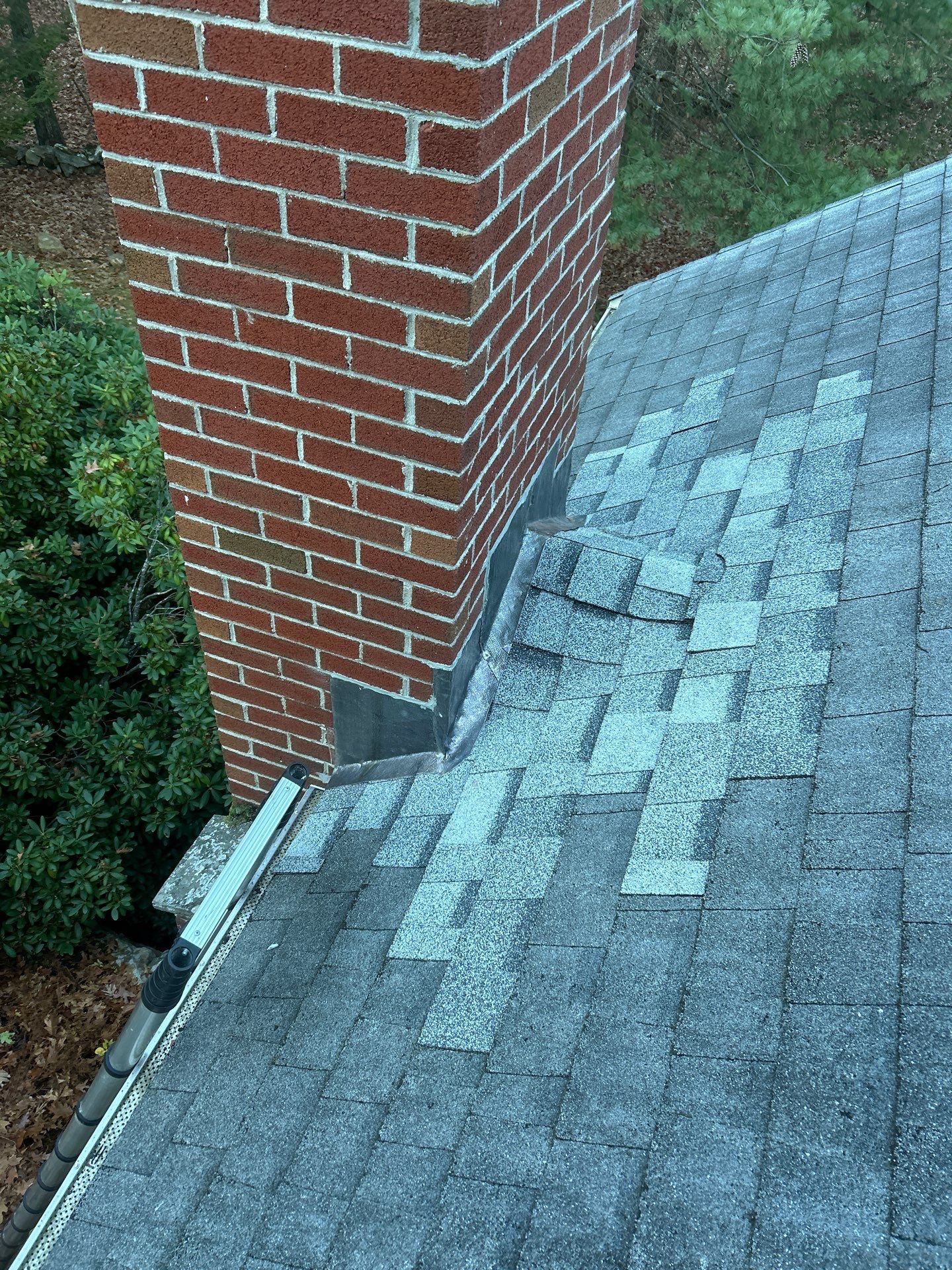North Andover Chimney Flashing Repair with Lead Installation by Mighty Dog Roofing of Greater Middlesex County