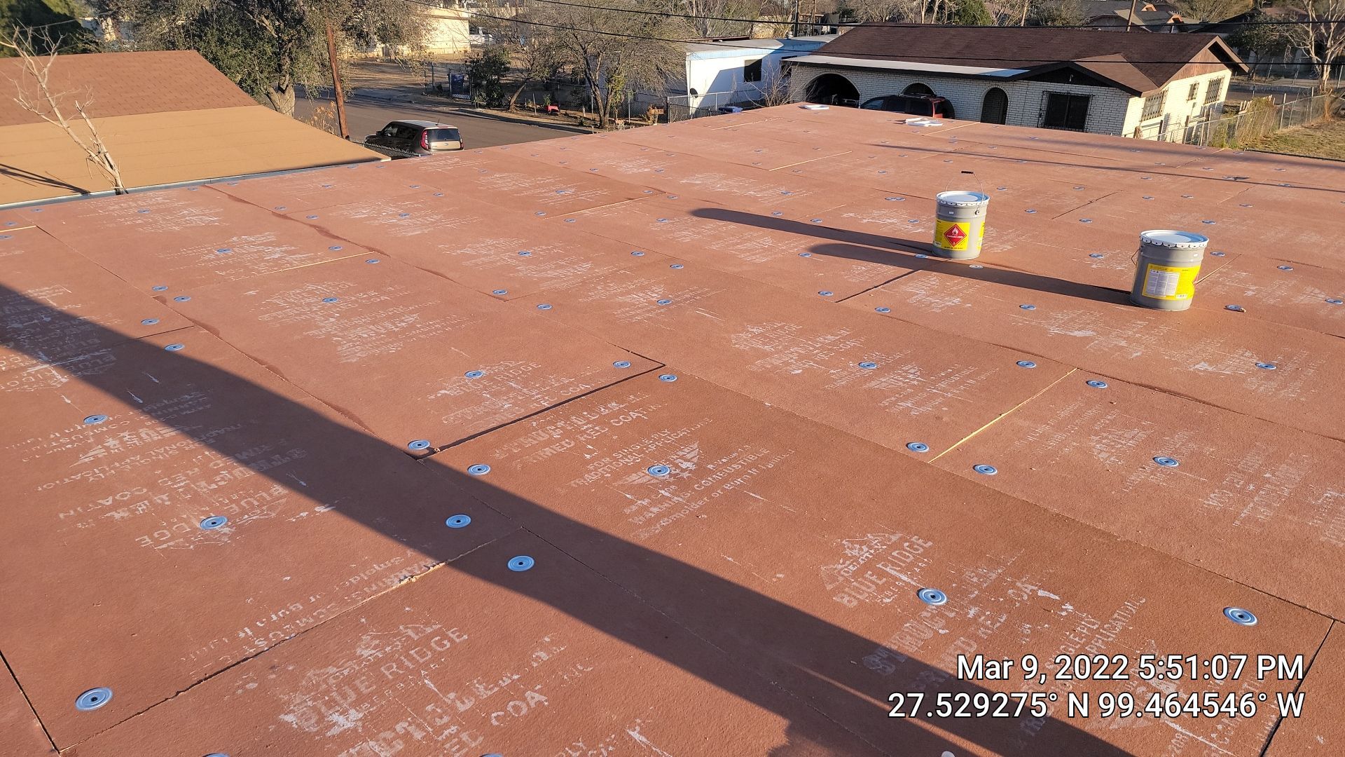 Commercial Roofing Installation using Thermoplastic Polyolefin - GAF  by JM Flores Roofing & Construction, Inc