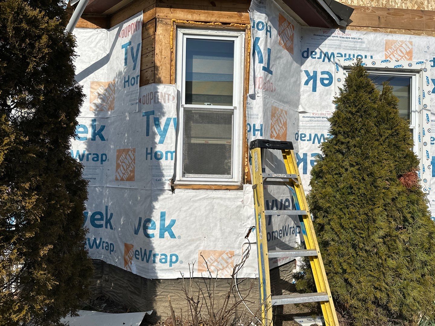 Siding Installation using Hardie Plank Aged Pewter by A Plus Exterior