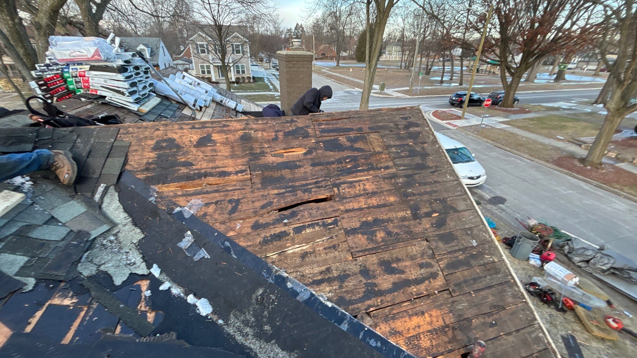 Roof Replacement using TK Thunderstorm Gray by 180 Contractors