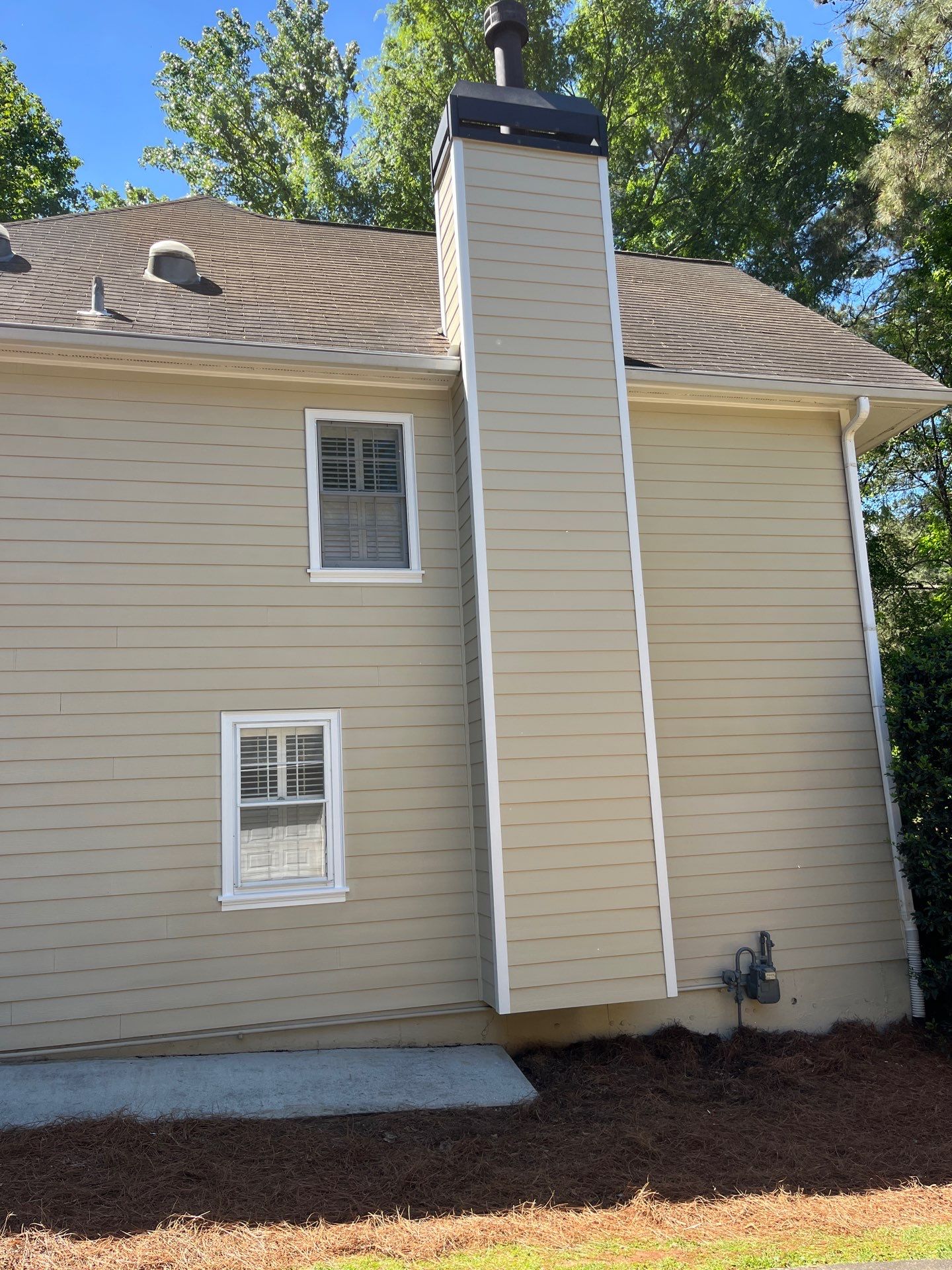 Rotted Wood Replacement and Exterior Painting Using James Hardie & Sherwin Williams SuperPaint by Nelson Exteriors