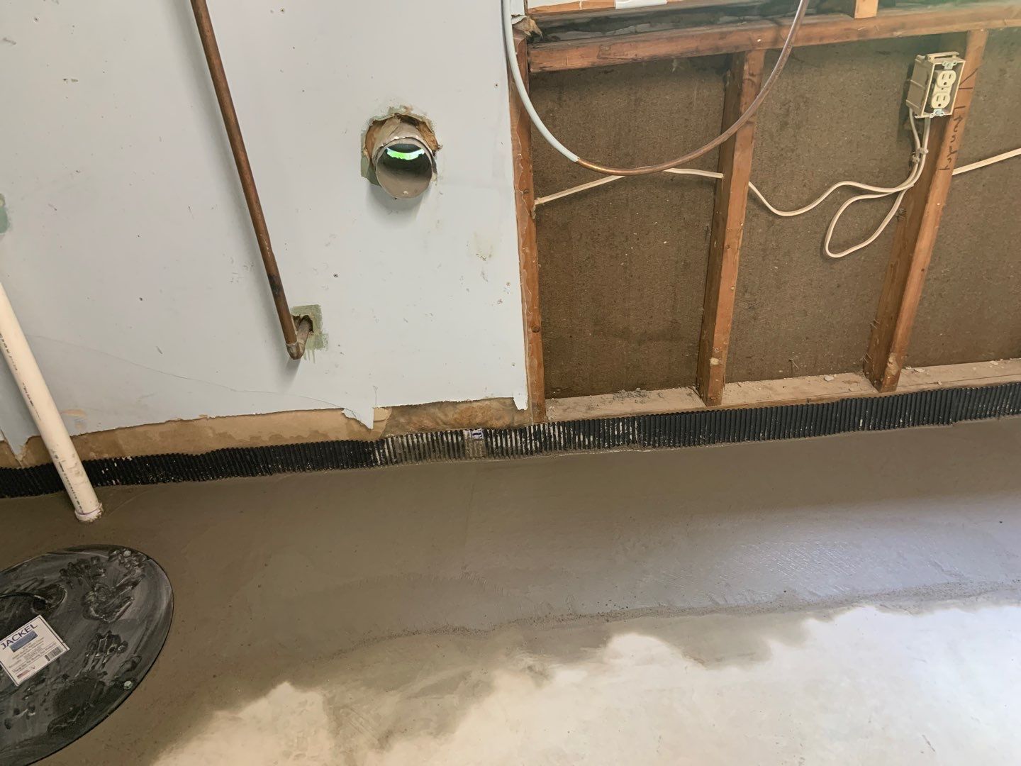 Correcting an Improper Installation for Alan in Chanhassen by Waterproofing Northeast