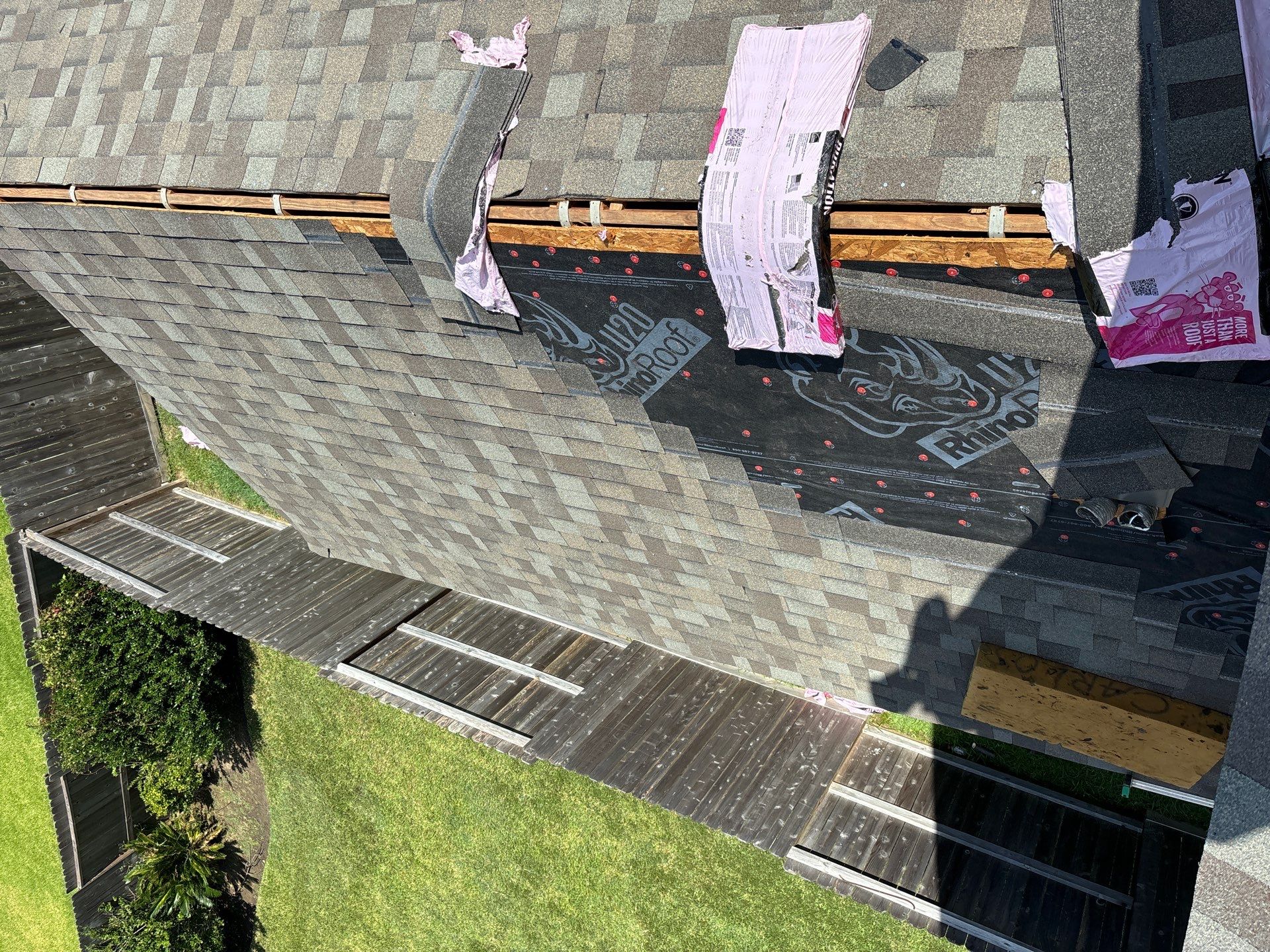 Residential Roofing Installation using Owen's Corning Duration (Lifetime) Shingles by Roof Repair Company