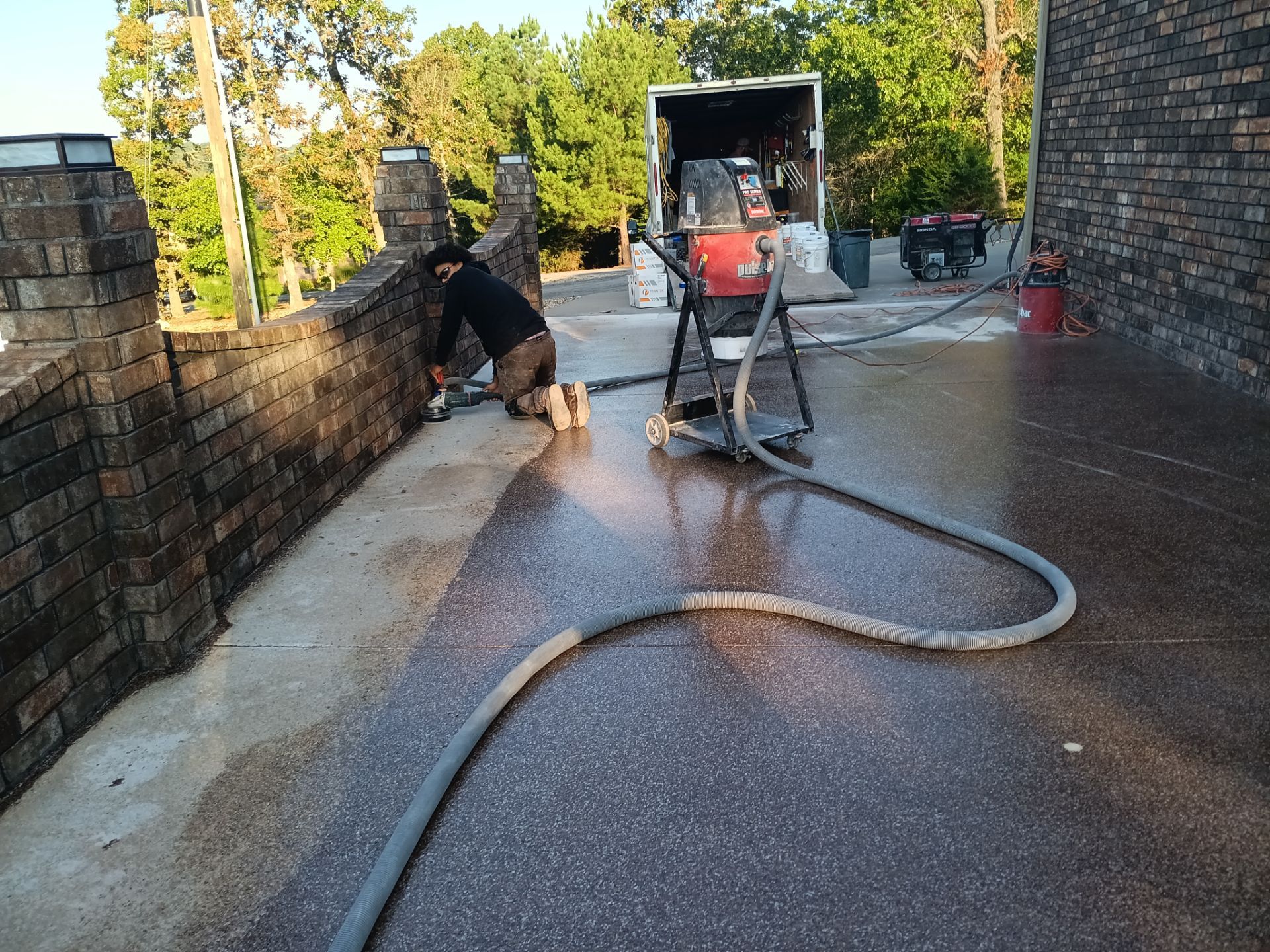 Project in Bella Vista by Pace X Concrete Coatings