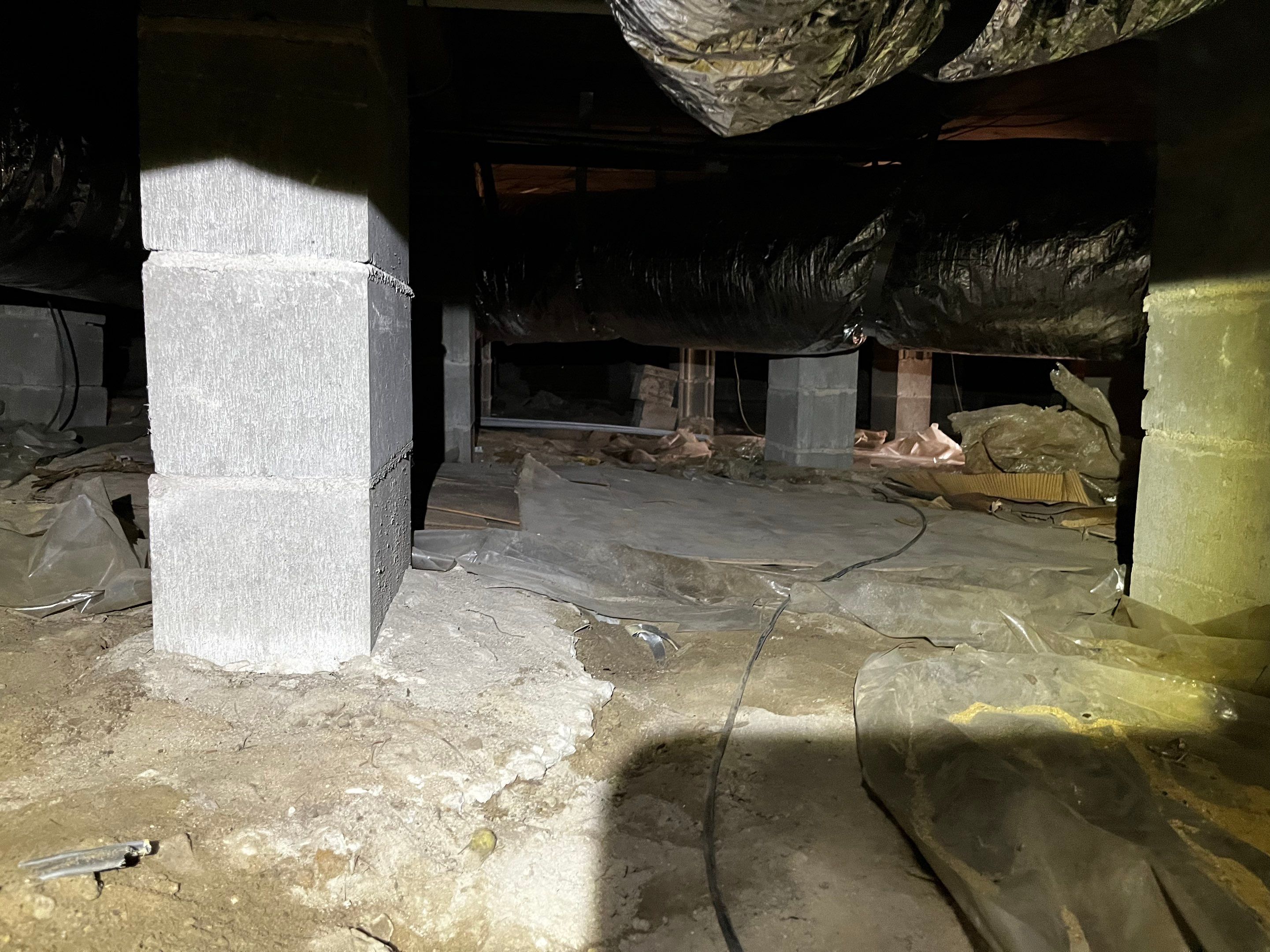 Impact Choice Encapsulation with new piers and crawlspace door. by Impact Crawlspace