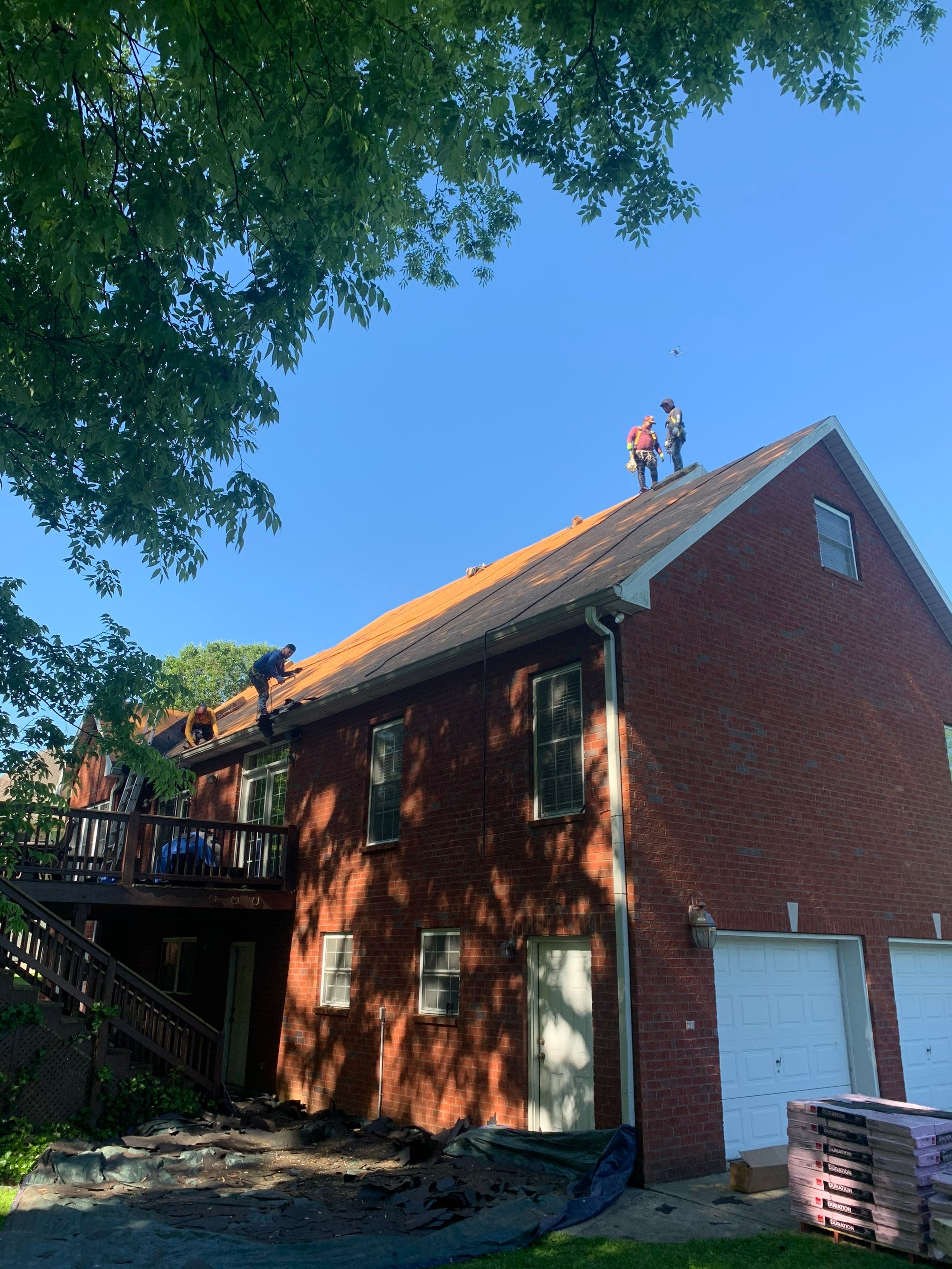 Residential Roofing Installation using Owens Corning Duration Shingles Roofing System by Undersun Roofing 