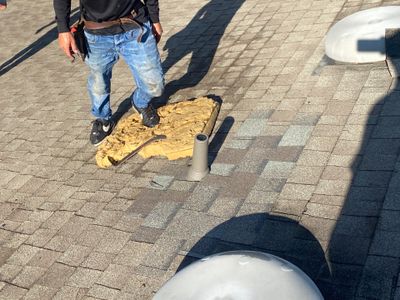Residential Roofing Repair using Owen's Corning Duration (Lifetime) Shingles