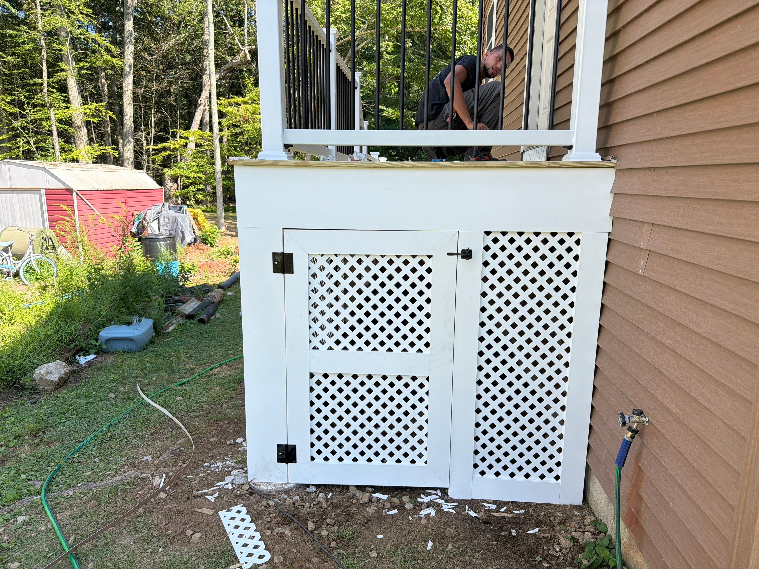Custom Pressure-Treated Deck and Accessible Ramp Installation in York by Sensible Home Solutions