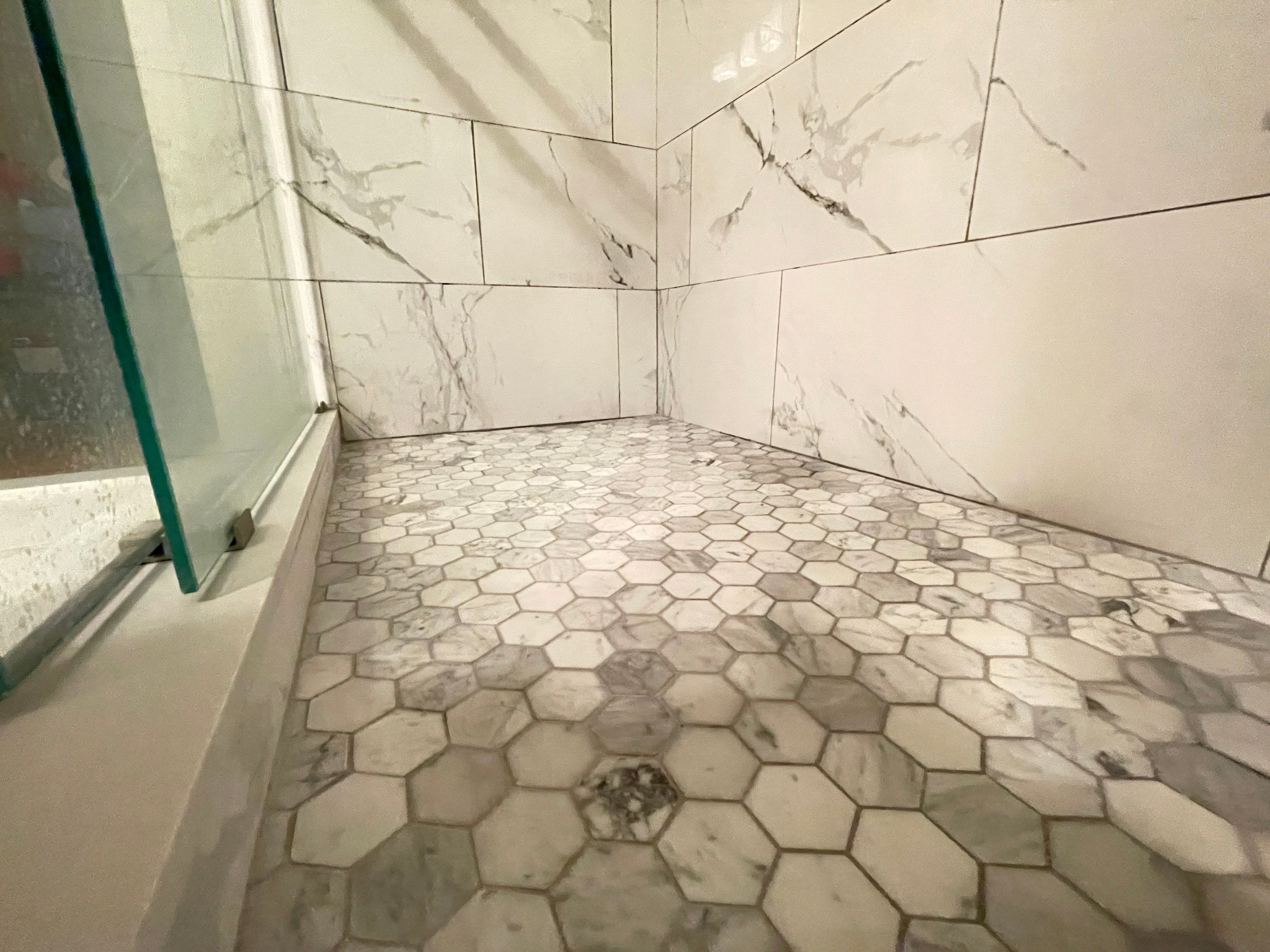 Bathroom Remodel using Tile by Home Concepts Construction