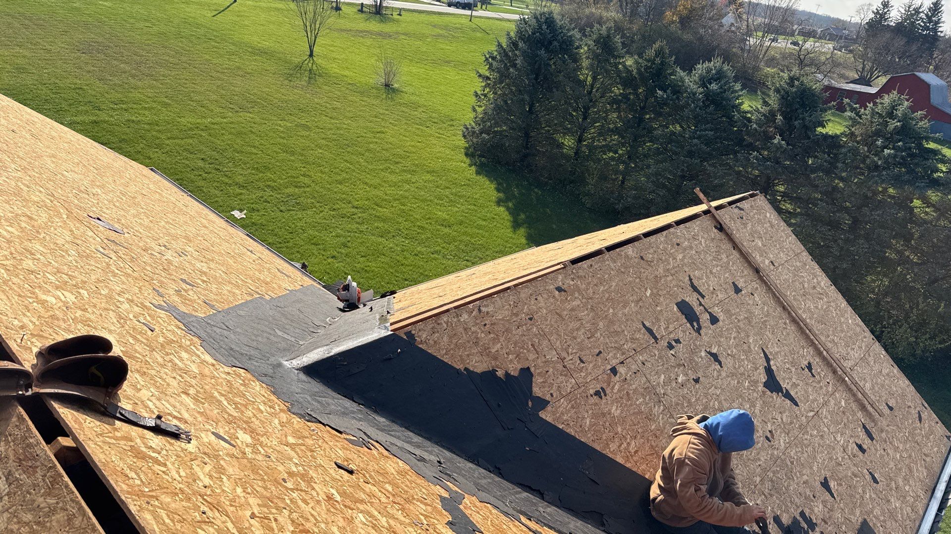 Residential Roofing Installation using Timberline HDZ Shingles - Charcoal by RoofX 