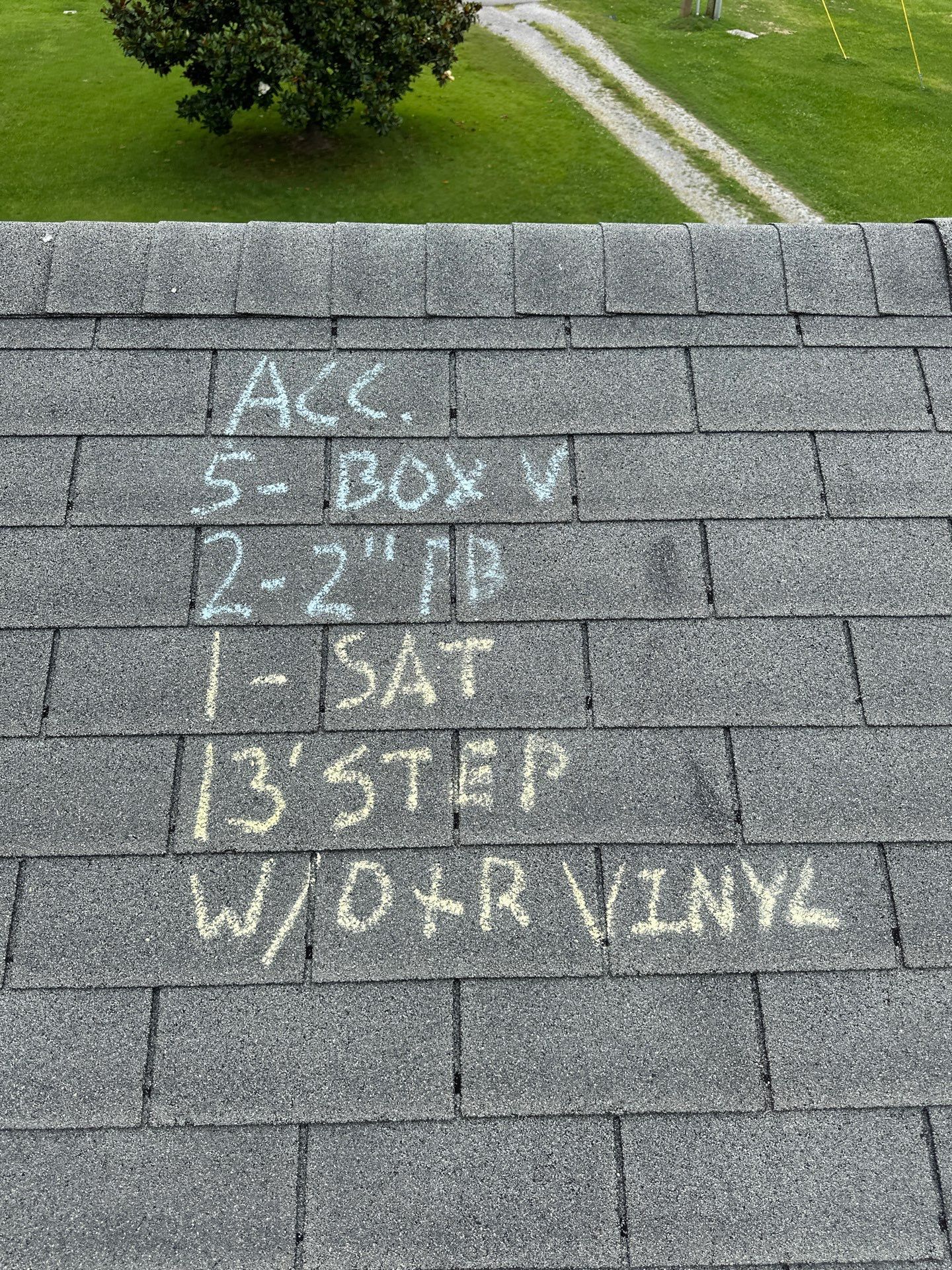 Solid Hail Damage - 3 Tab by Paragon Roofing